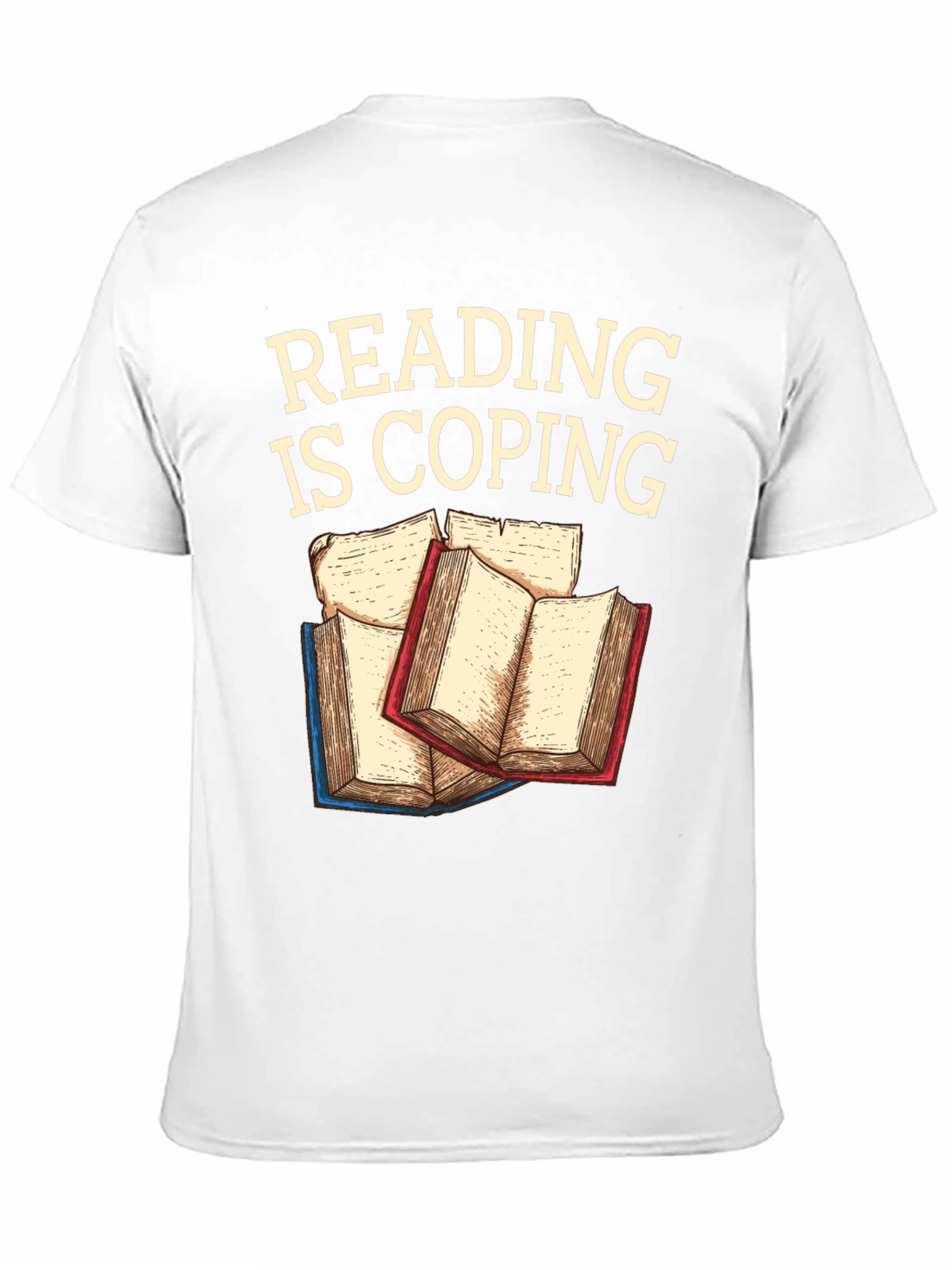 Reading Is Coping Graphic T-Shirt