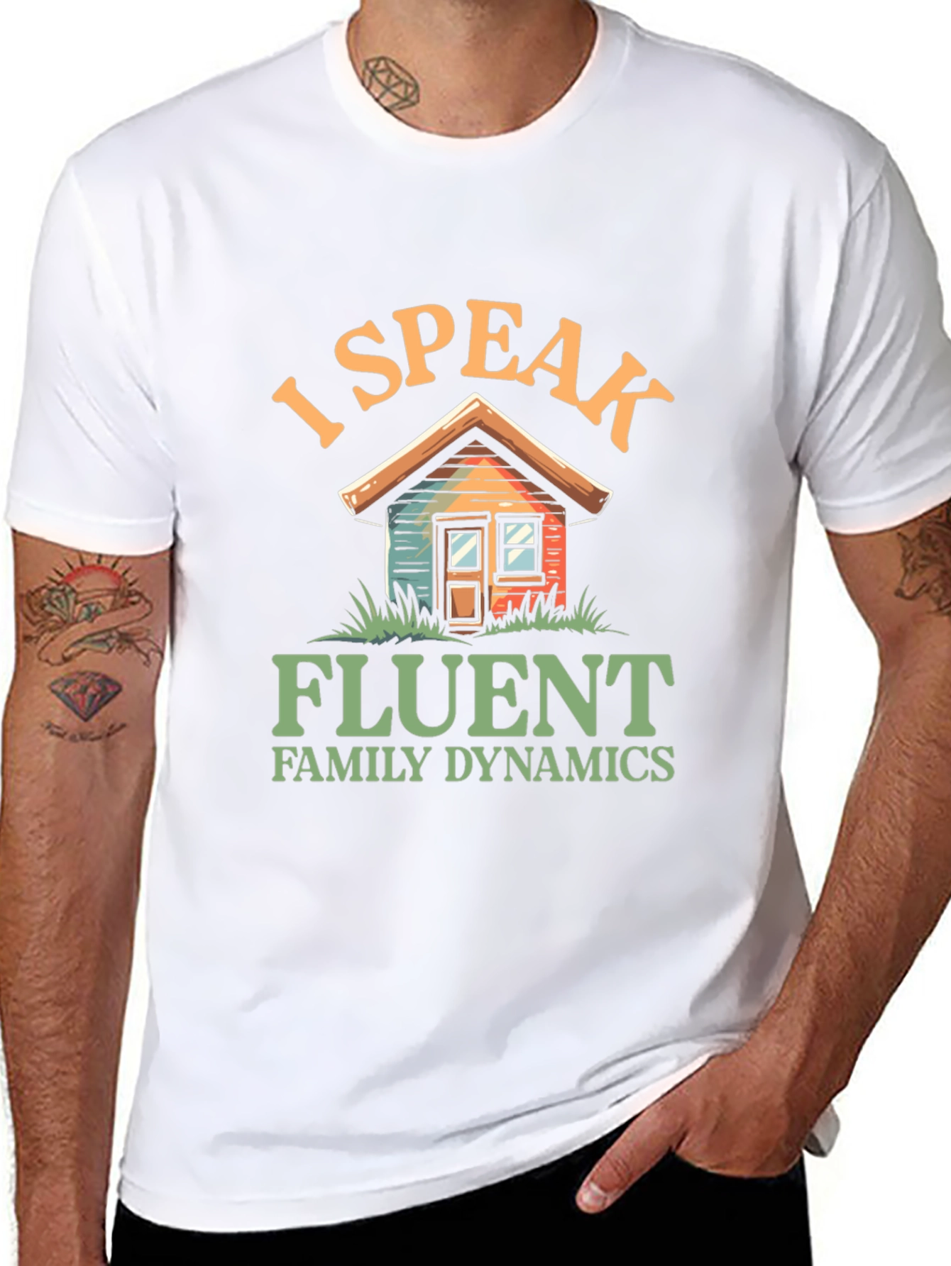 I Speak Fluent Family Dynamics Graphic T-Shirt