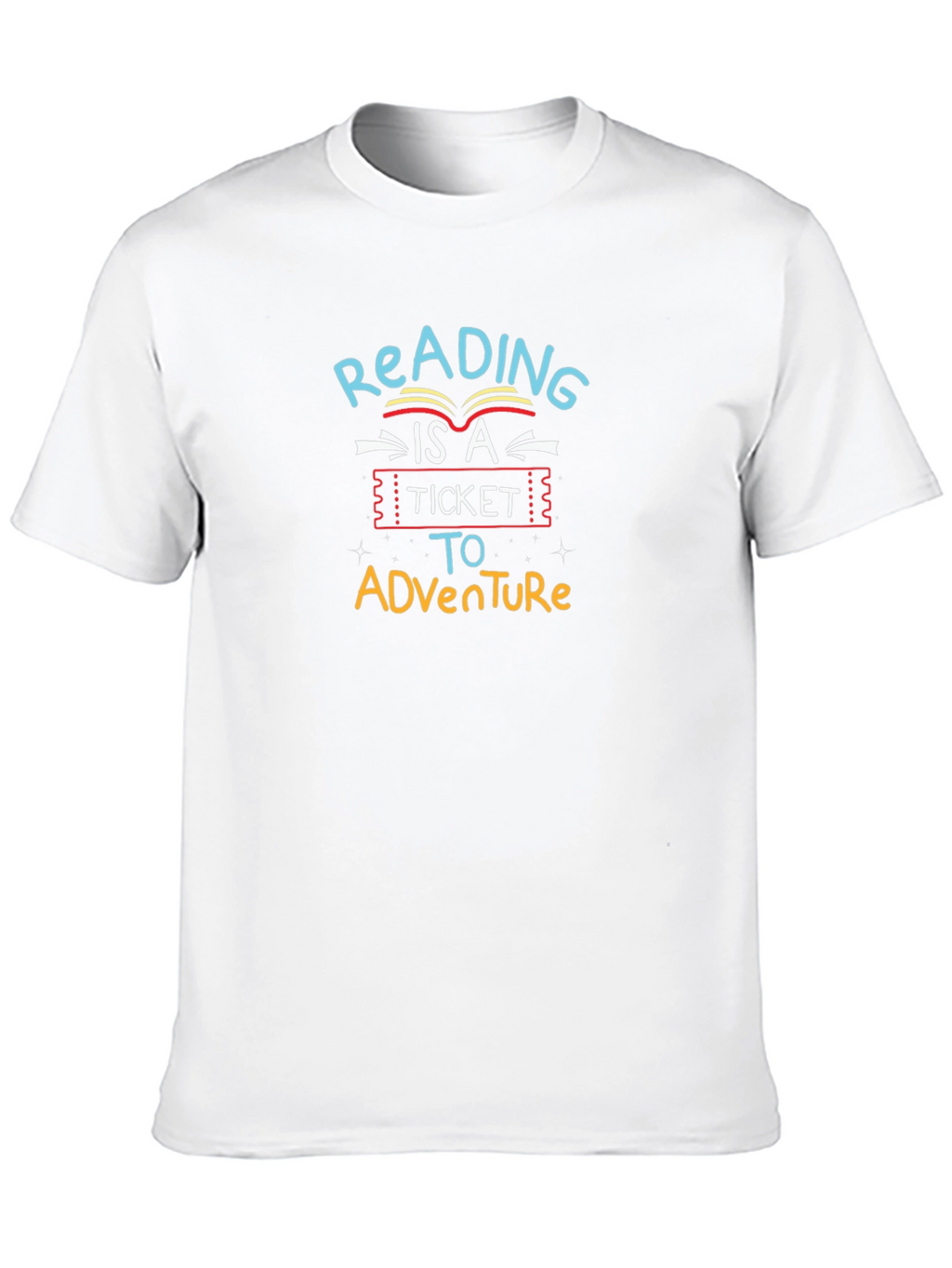 Reading Adventure Graphic Tee - Black