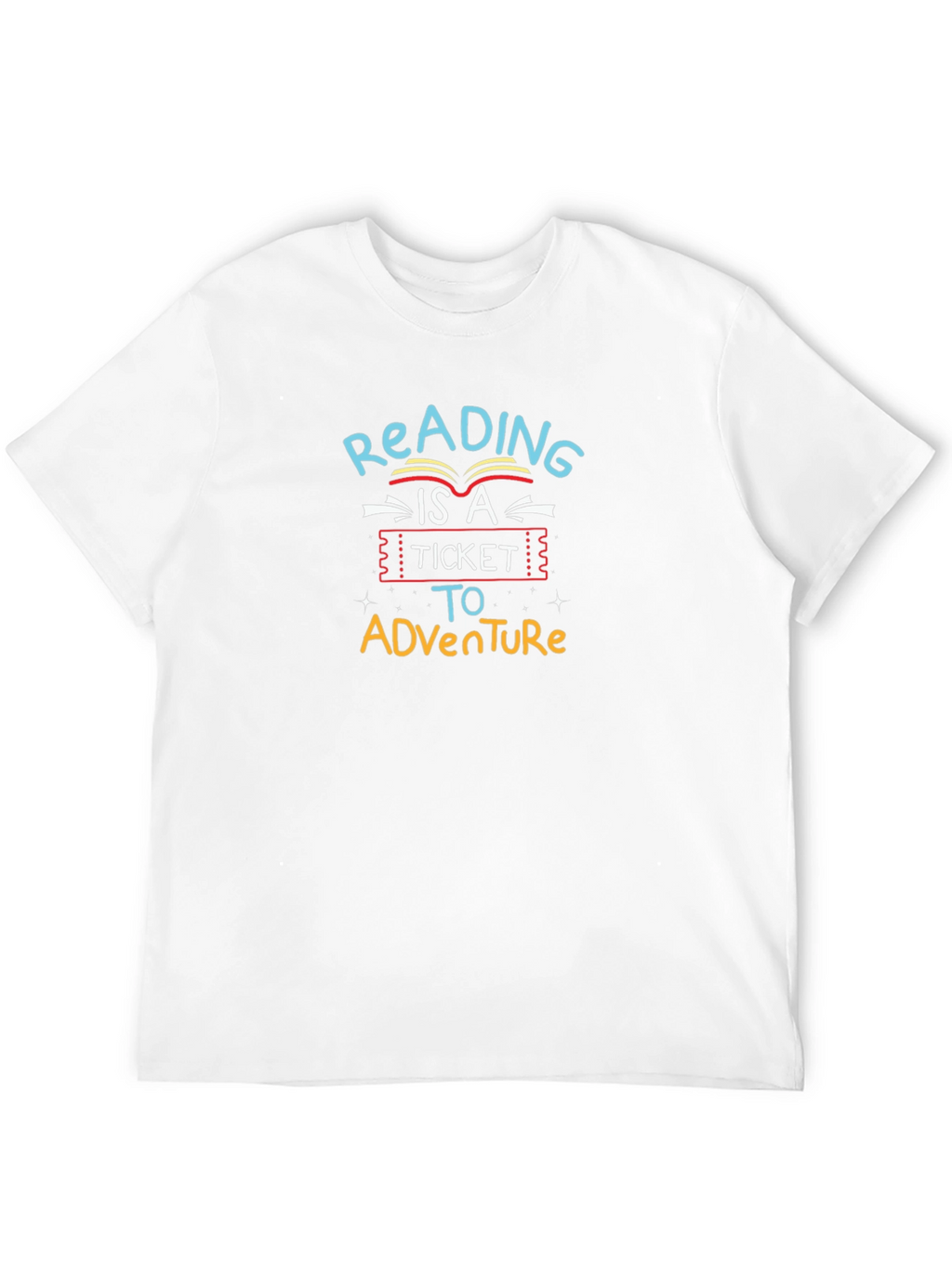 Reading Adventure Graphic Tee - Black