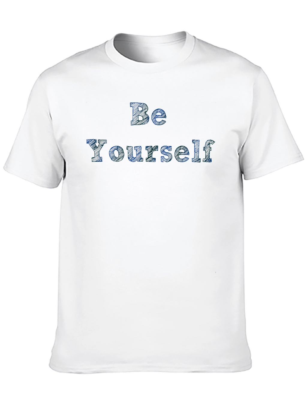 Be Yourself Black Graphic T-Shirt