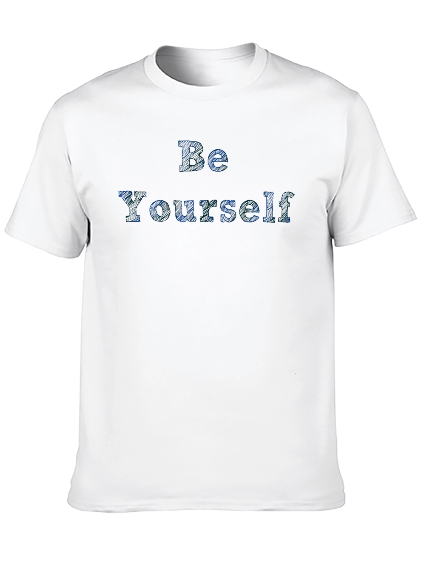 Be Yourself Black Graphic T-Shirt