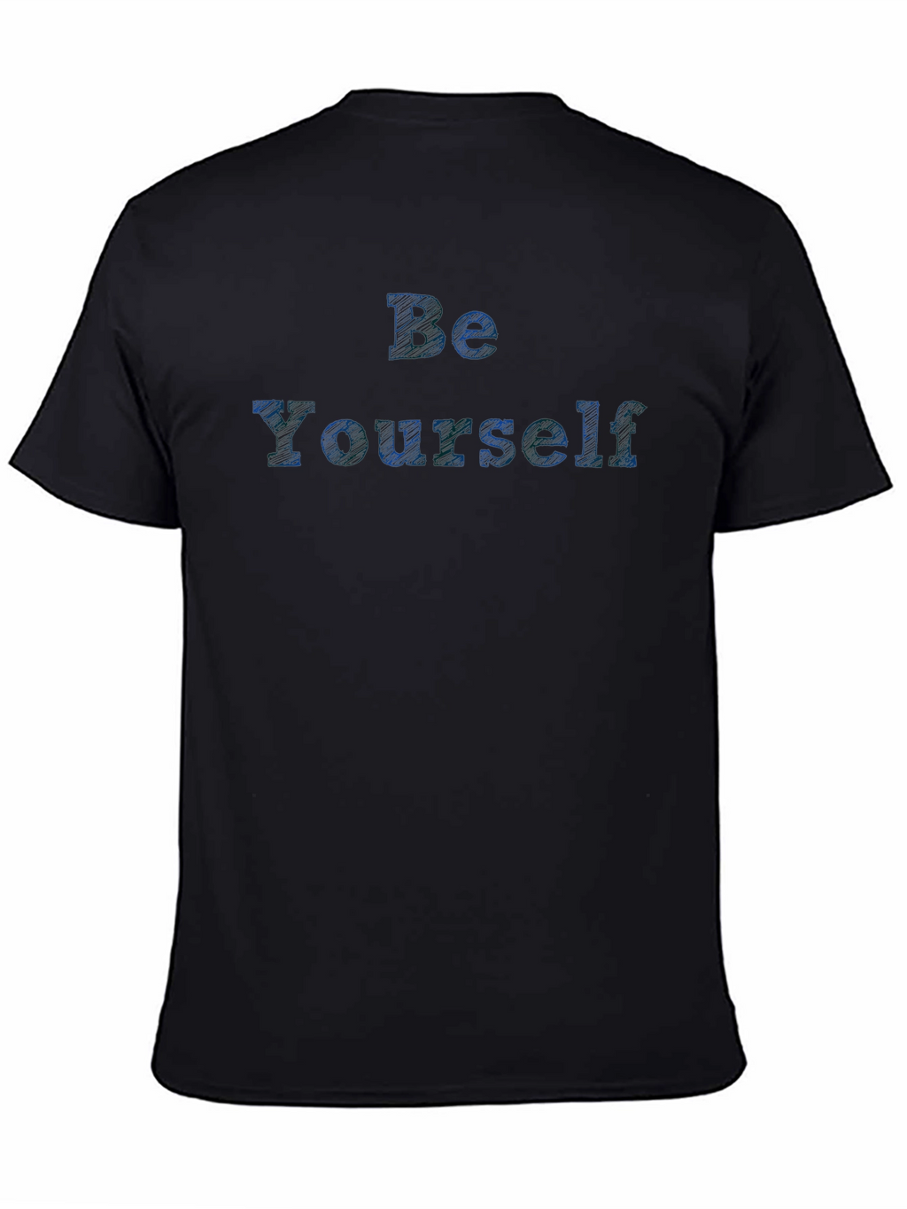Be Yourself Black Graphic T-Shirt