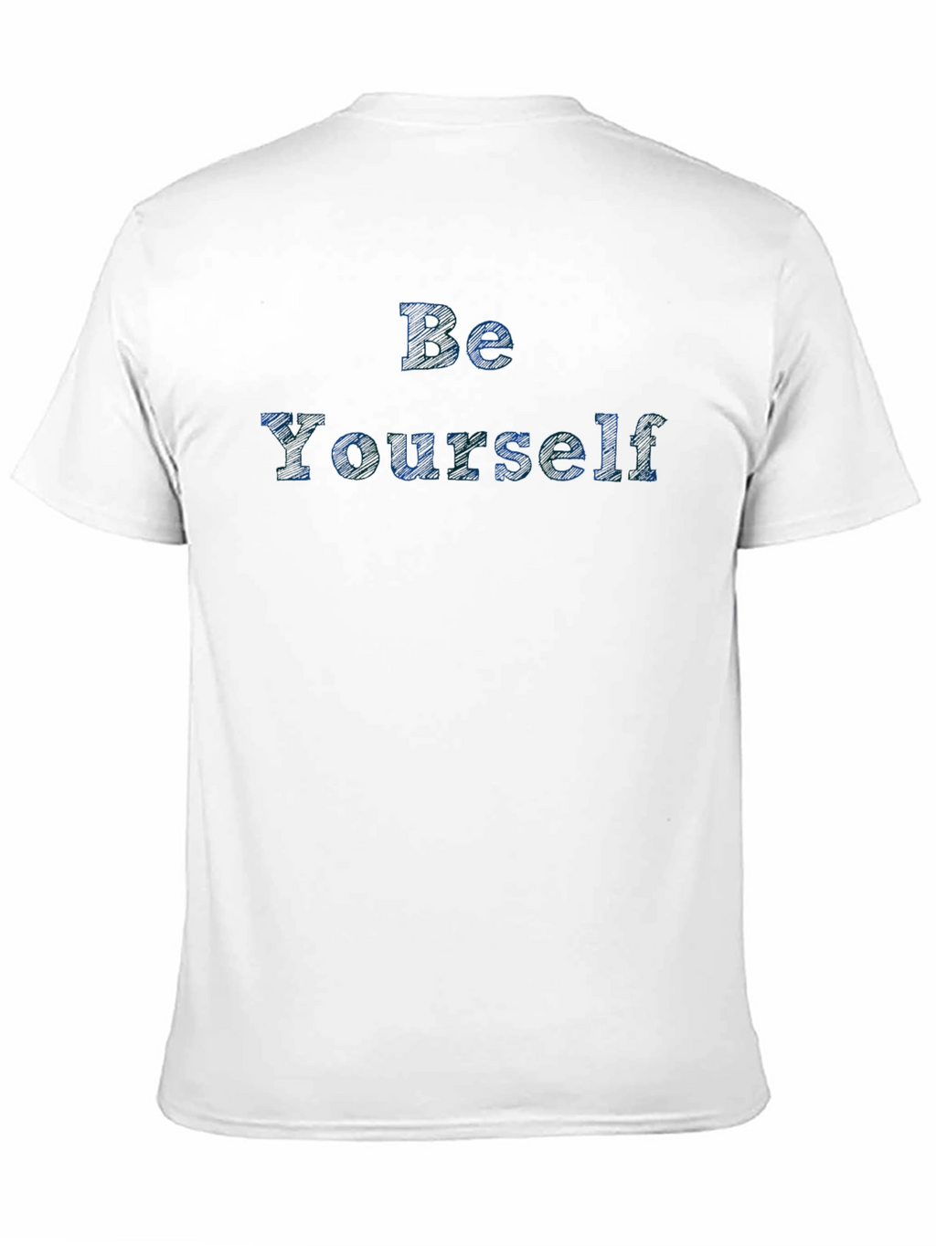Be Yourself Black Graphic T-Shirt