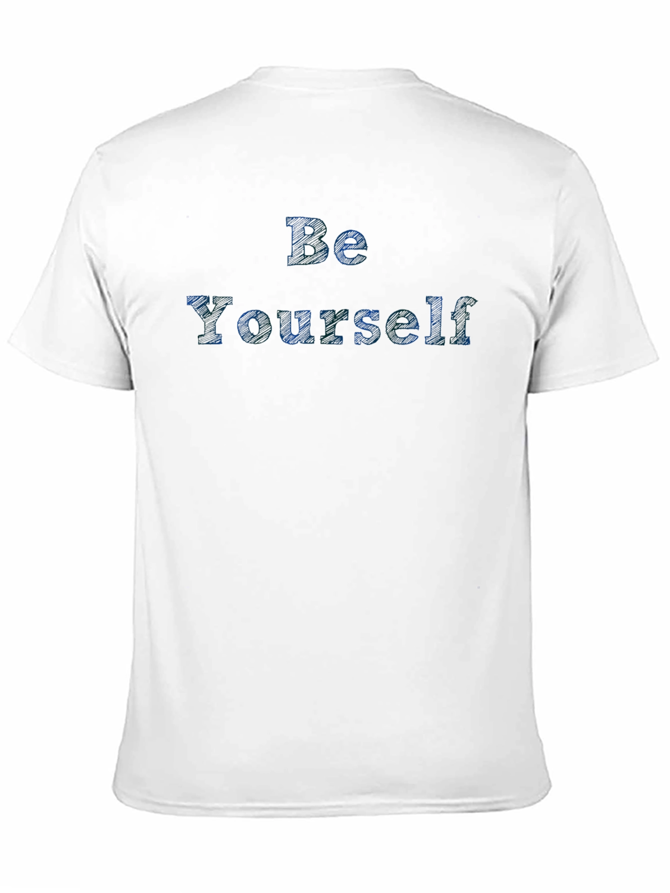 Be Yourself Black Graphic T-Shirt