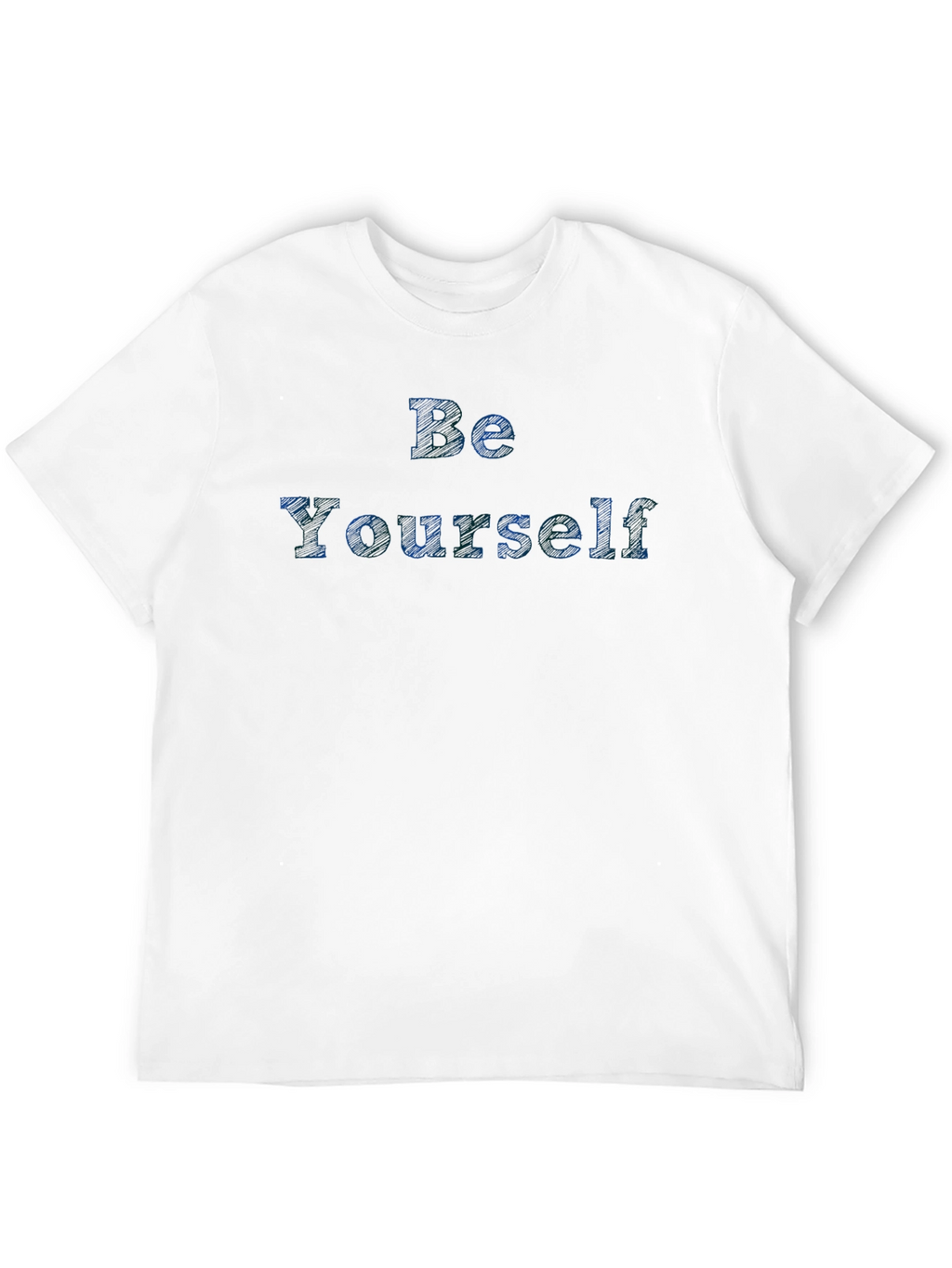 Be Yourself Black Graphic T-Shirt
