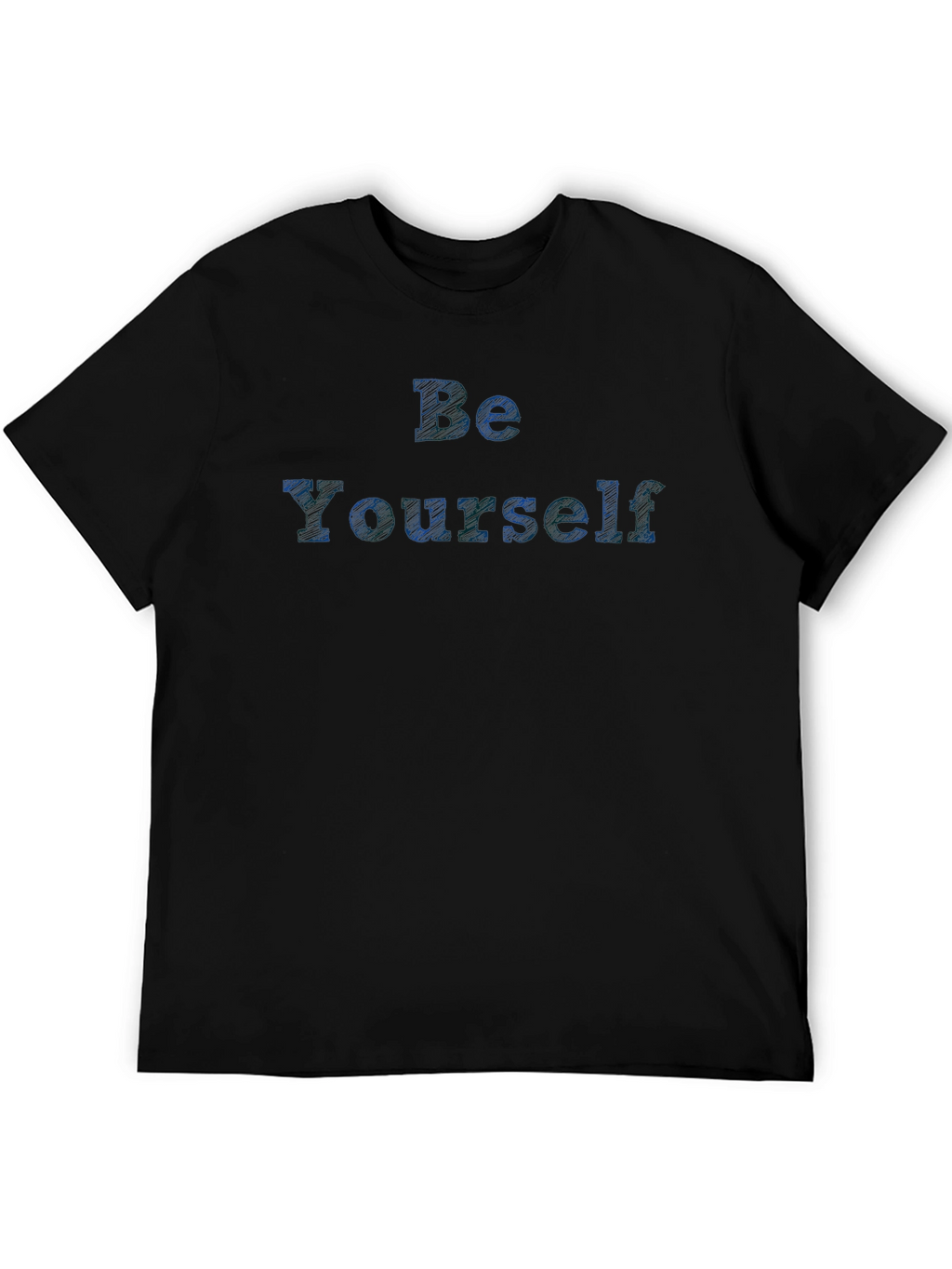 Be Yourself Black Graphic T-Shirt