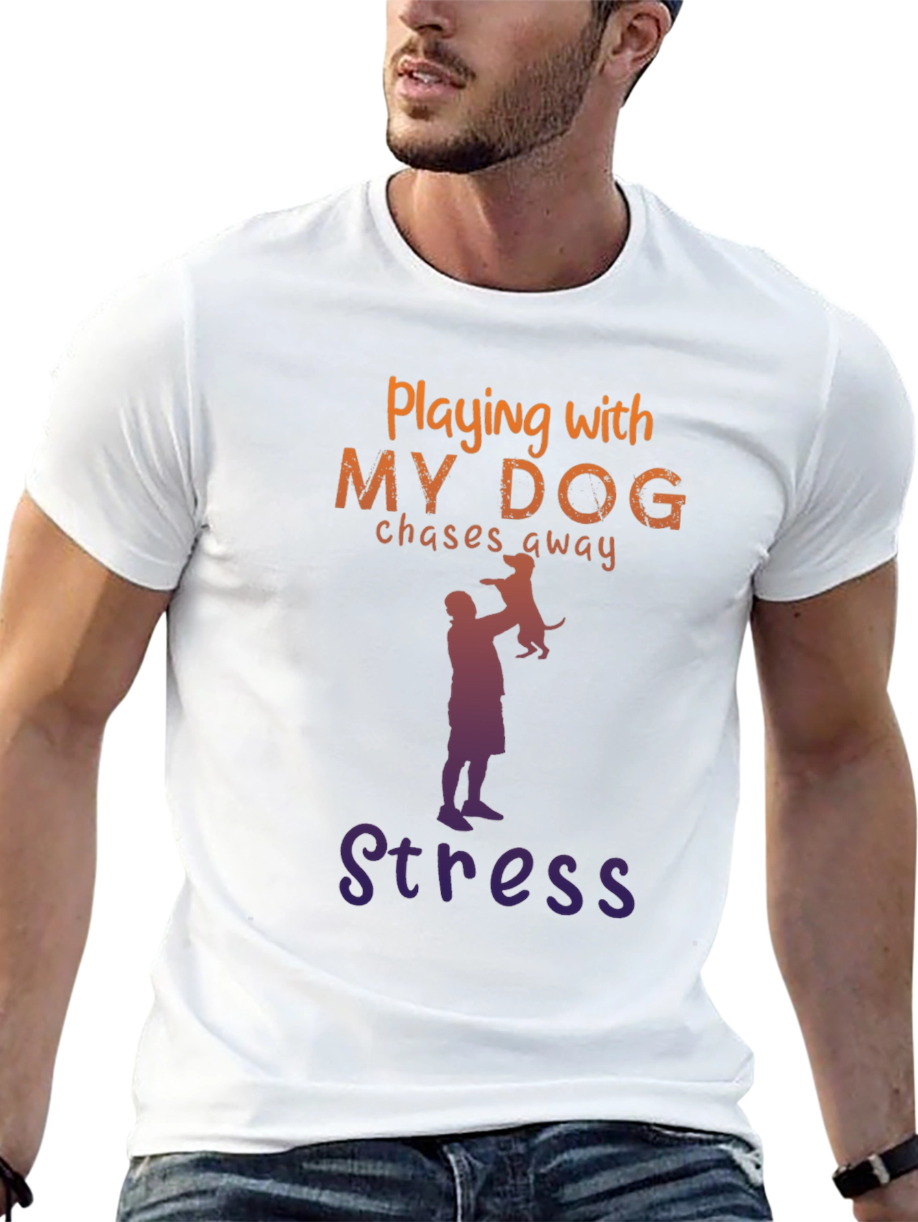 Playing With My Dog T-Shirt