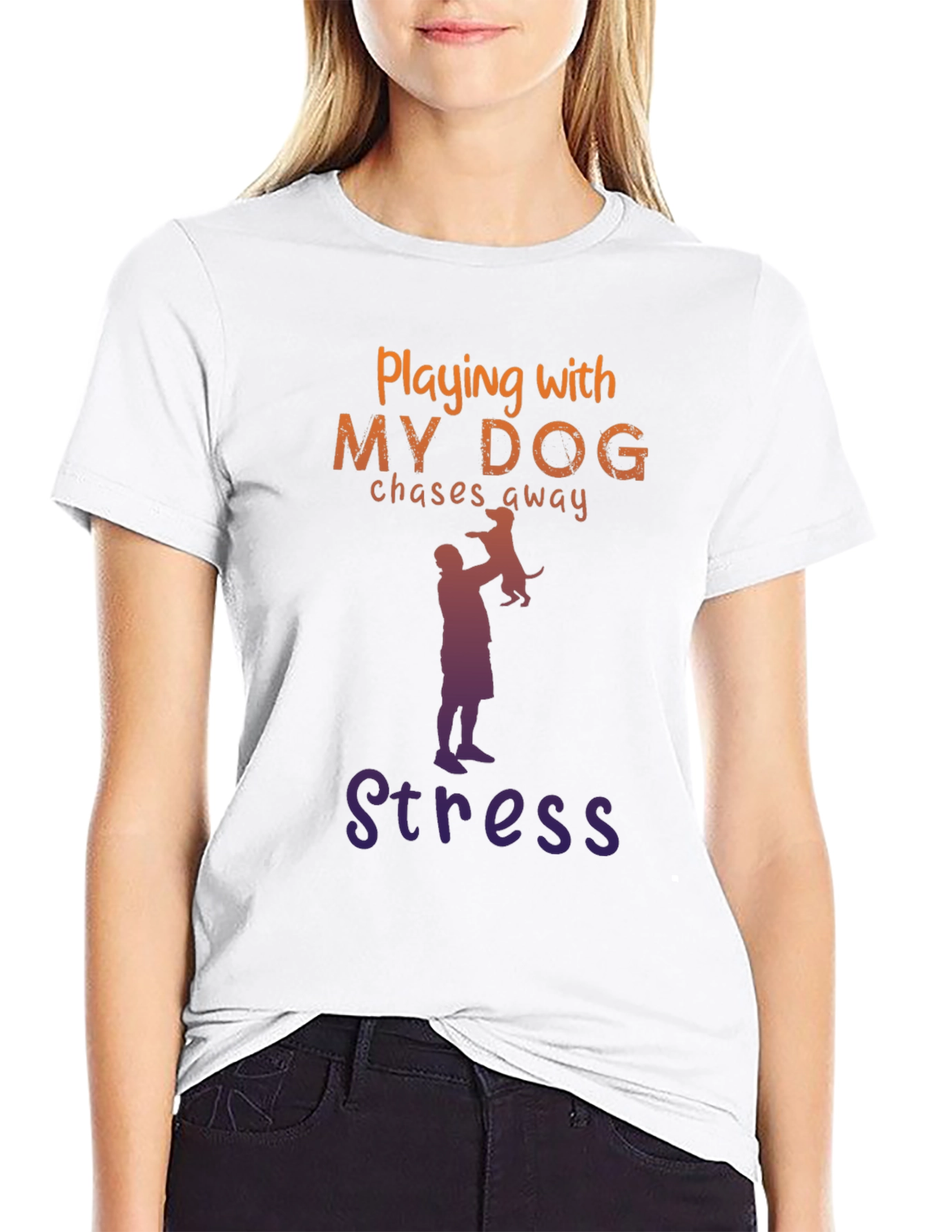 Playing With My Dog T-Shirt