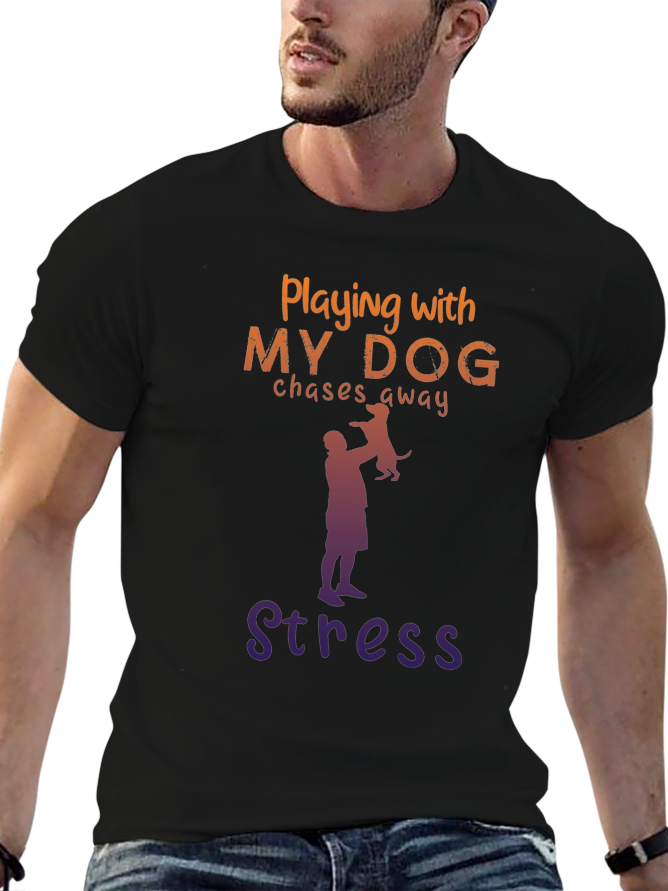 Playing With My Dog T-Shirt