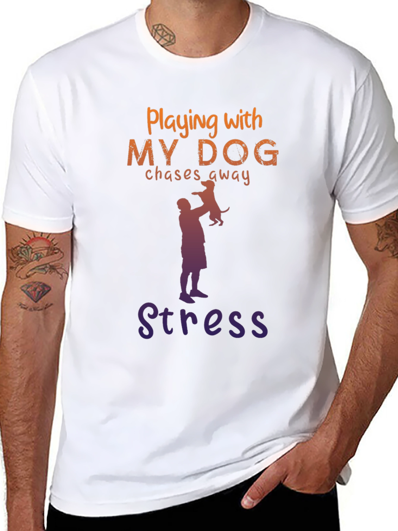 Playing With My Dog T-Shirt
