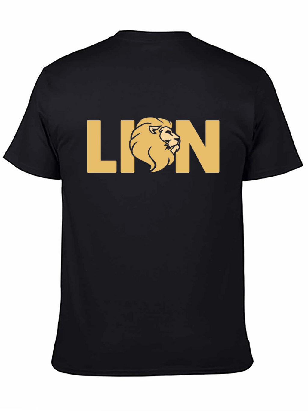 Lion Graphic Black T-Shirt