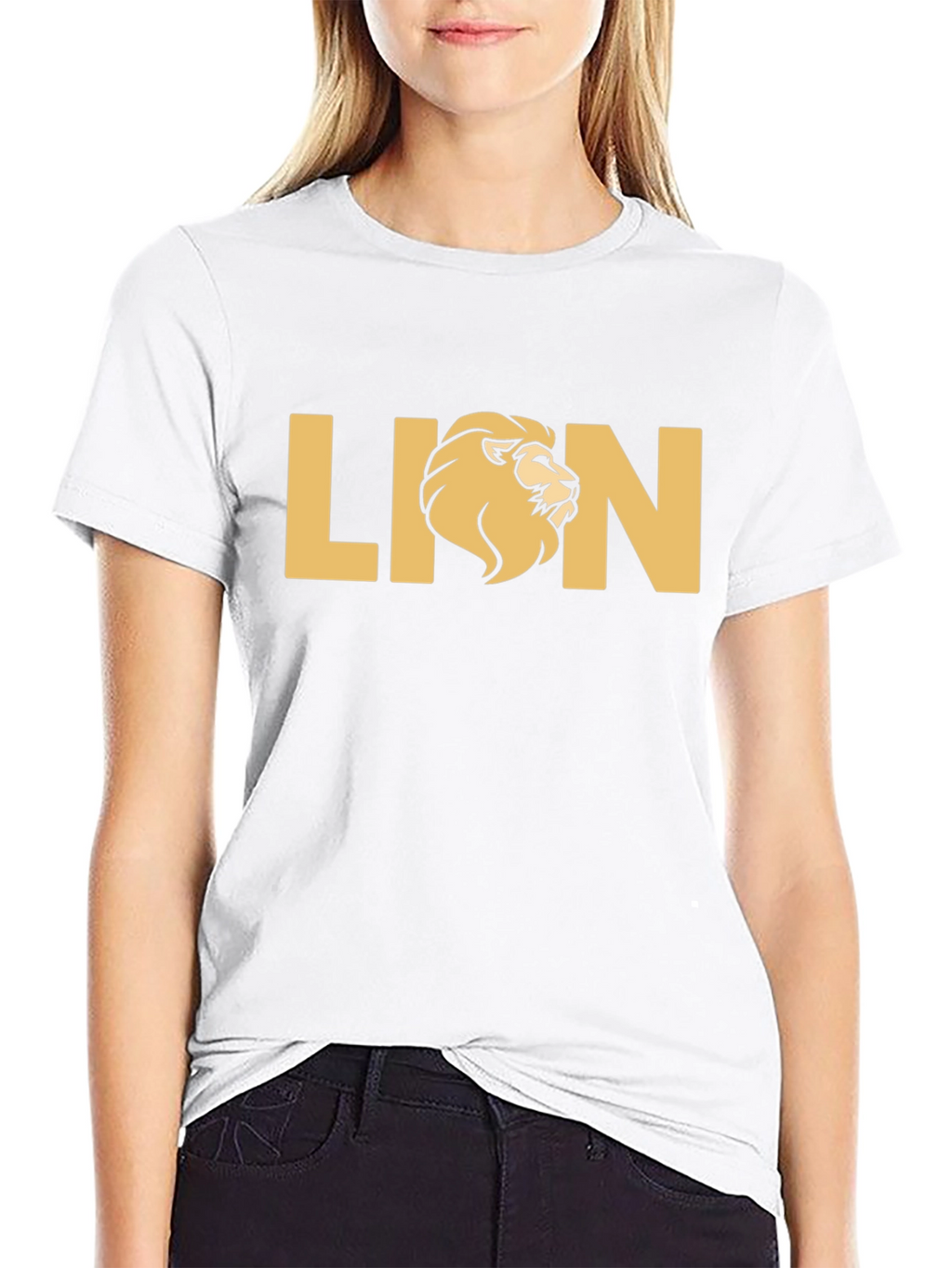 Lion Graphic Black T-Shirt