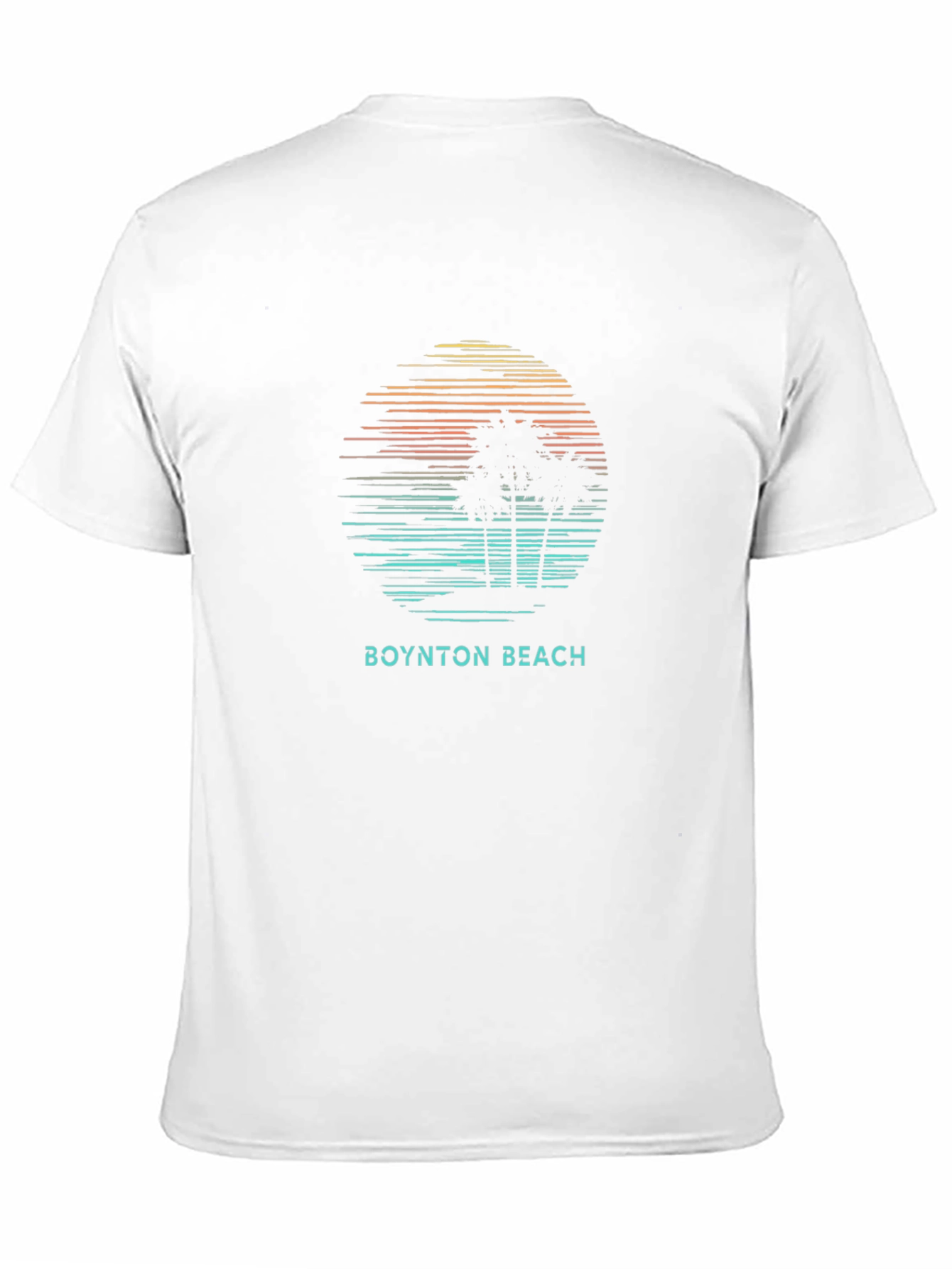 Boynton Beach T-Shirt - Tropical Palm Tree Graphic Tee