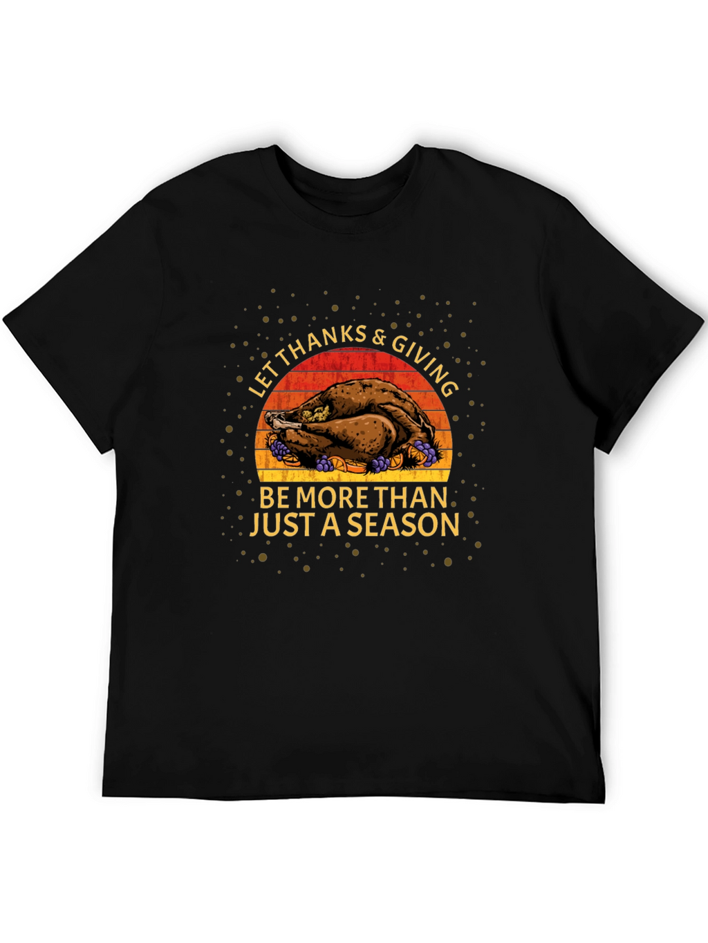 Thanksgiving Turkey Graphic T-Shirt