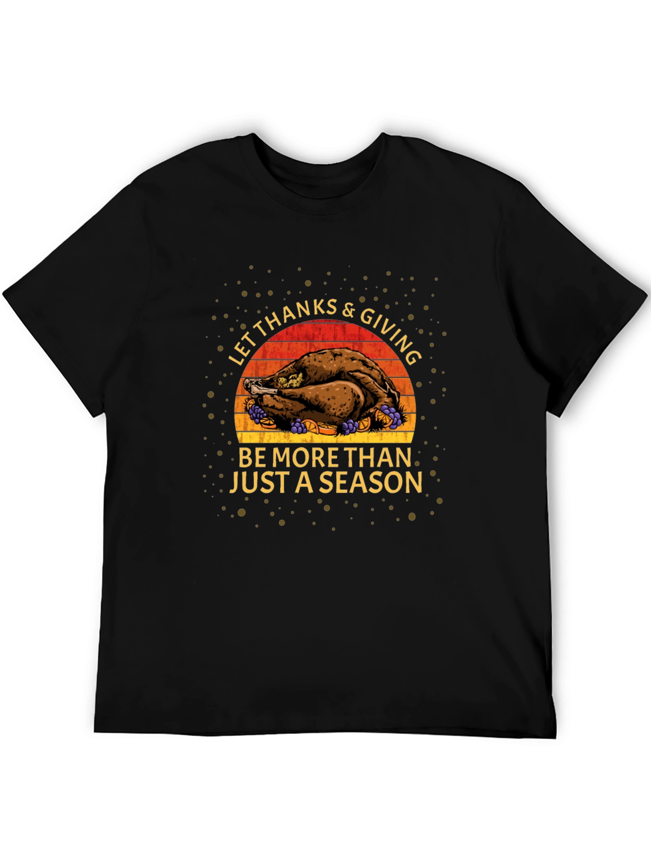 Thanksgiving Turkey Graphic T-Shirt