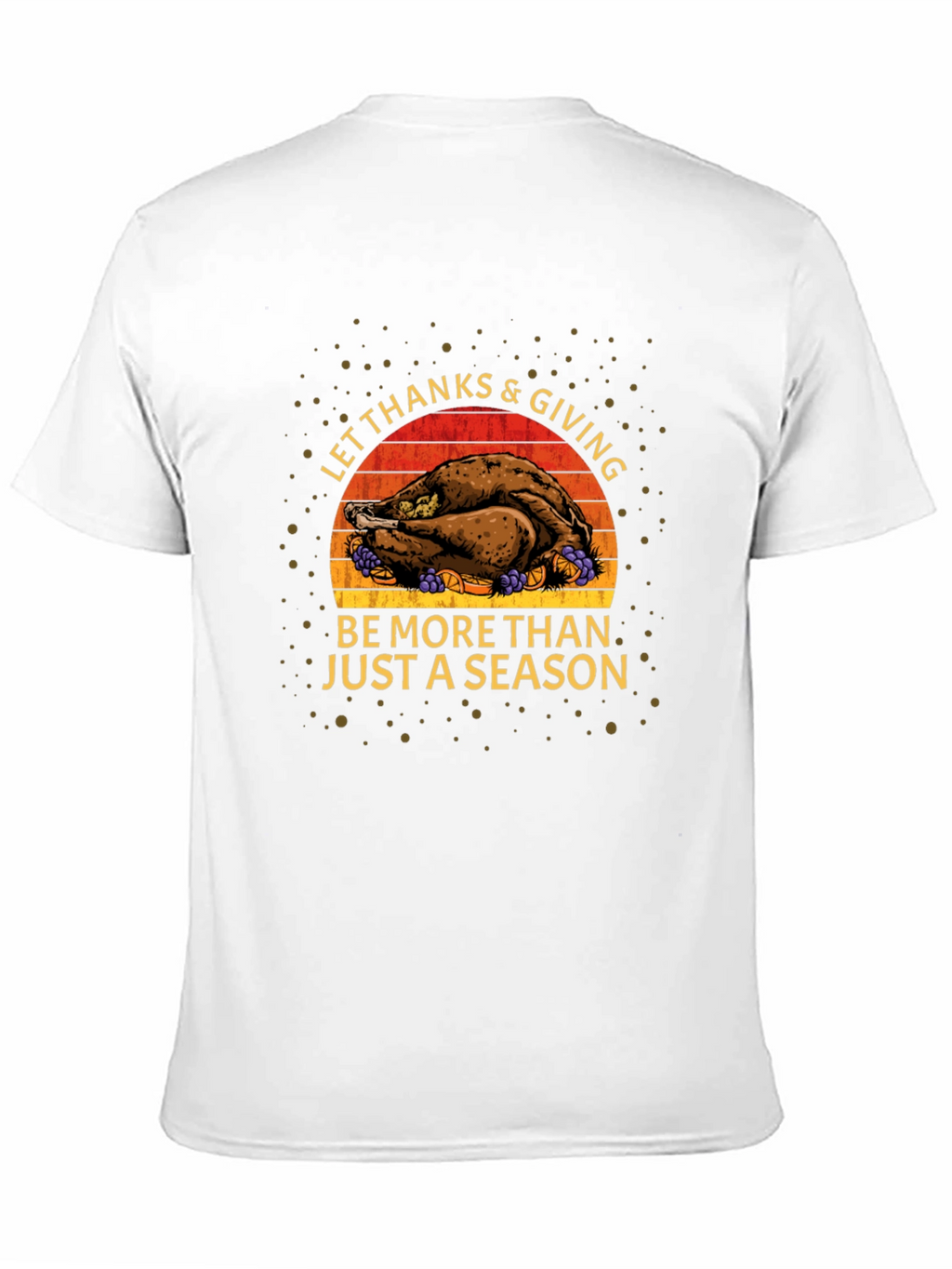 Thanksgiving Turkey Graphic T-Shirt