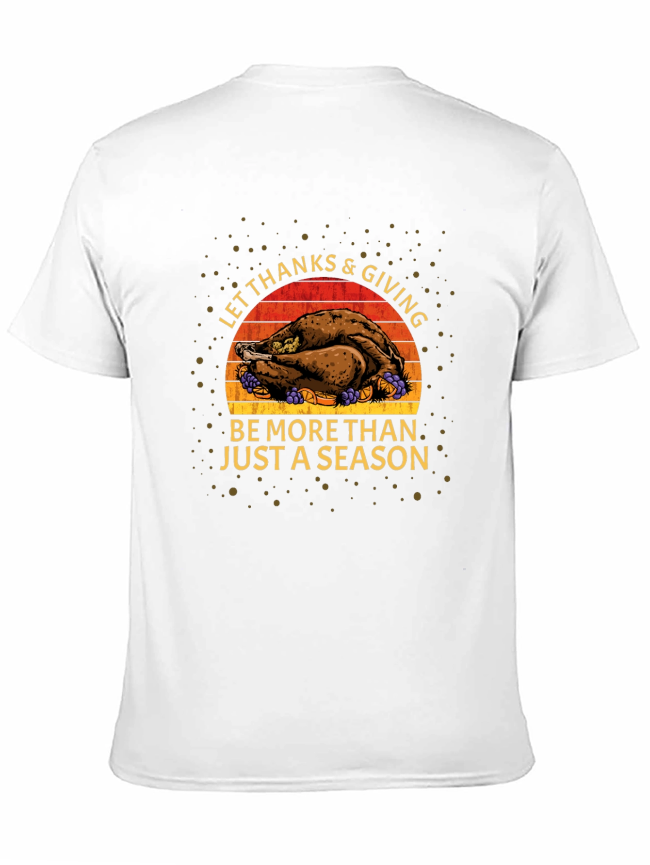 Thanksgiving Turkey Graphic T-Shirt
