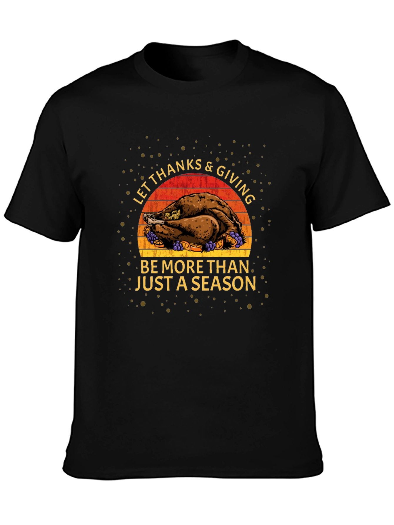 Thanksgiving Turkey Graphic T-Shirt