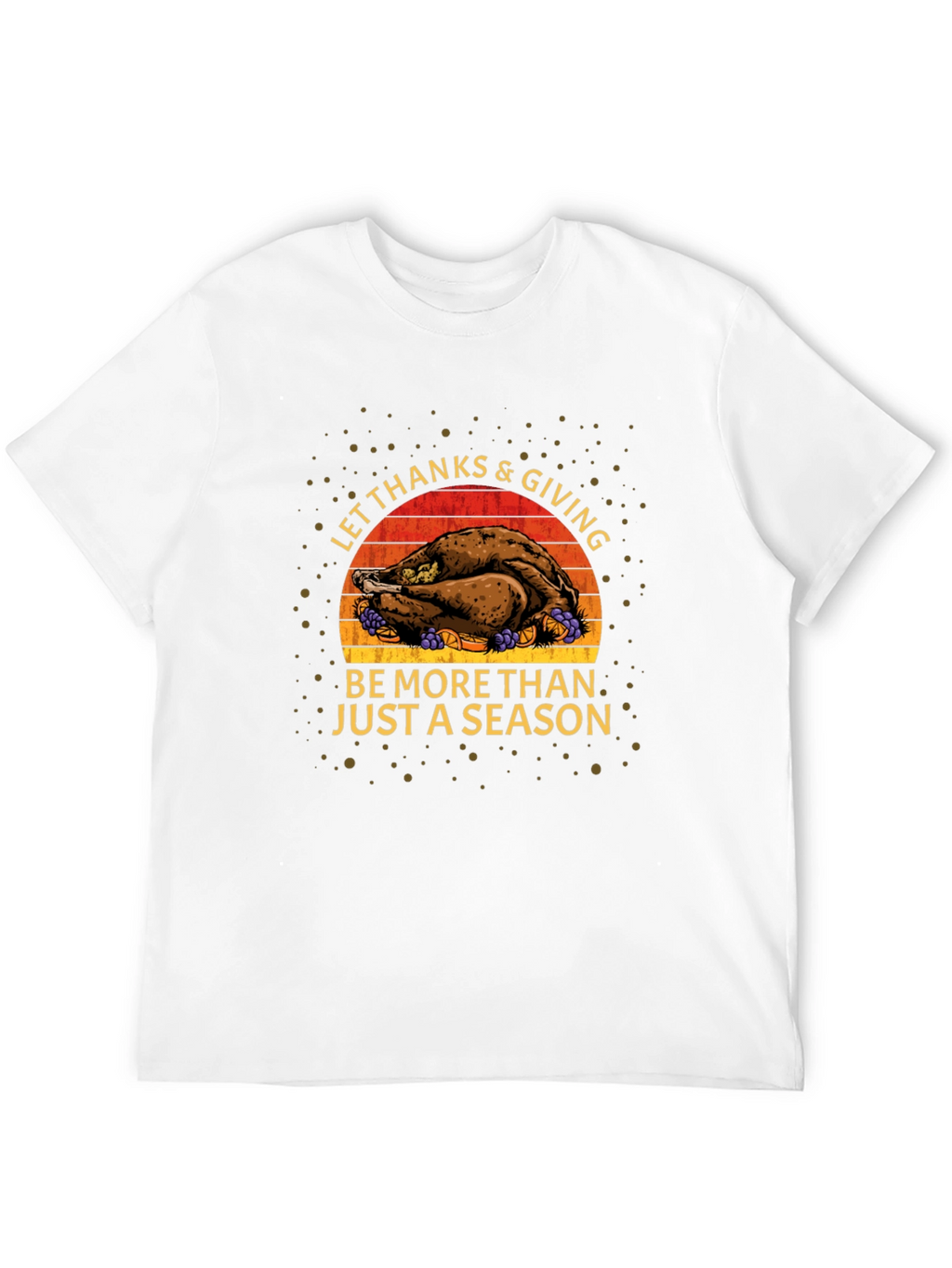 Thanksgiving Turkey Graphic T-Shirt