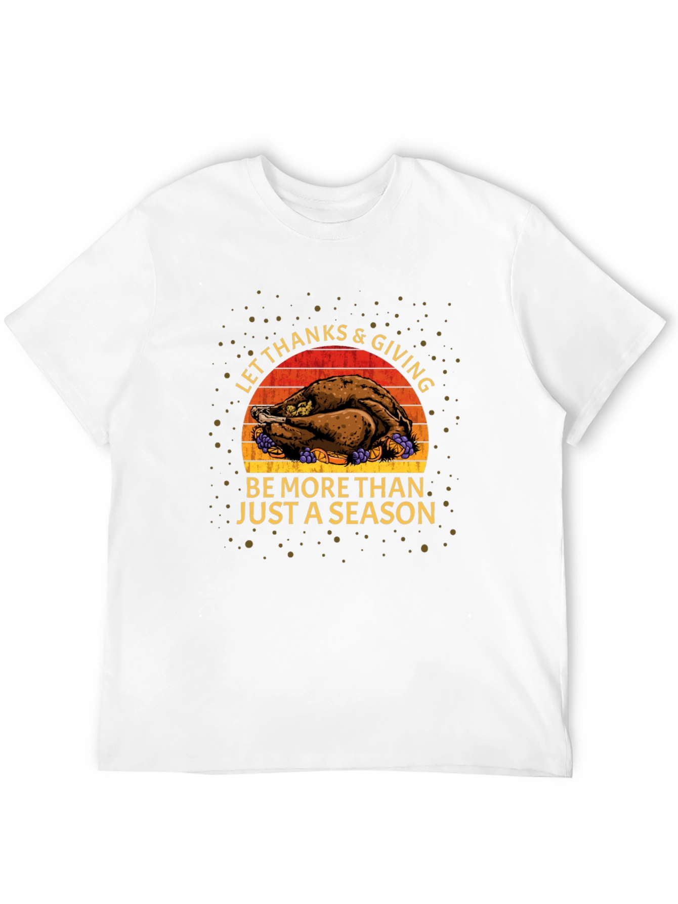 Thanksgiving Turkey Graphic T-Shirt
