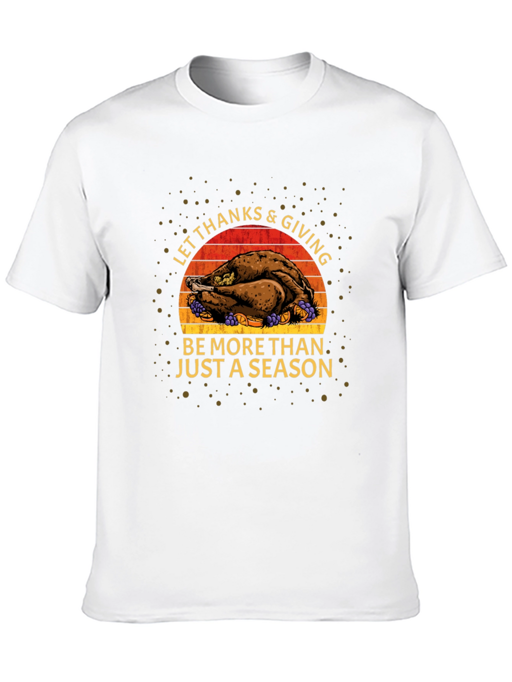 Thanksgiving Turkey Graphic T-Shirt
