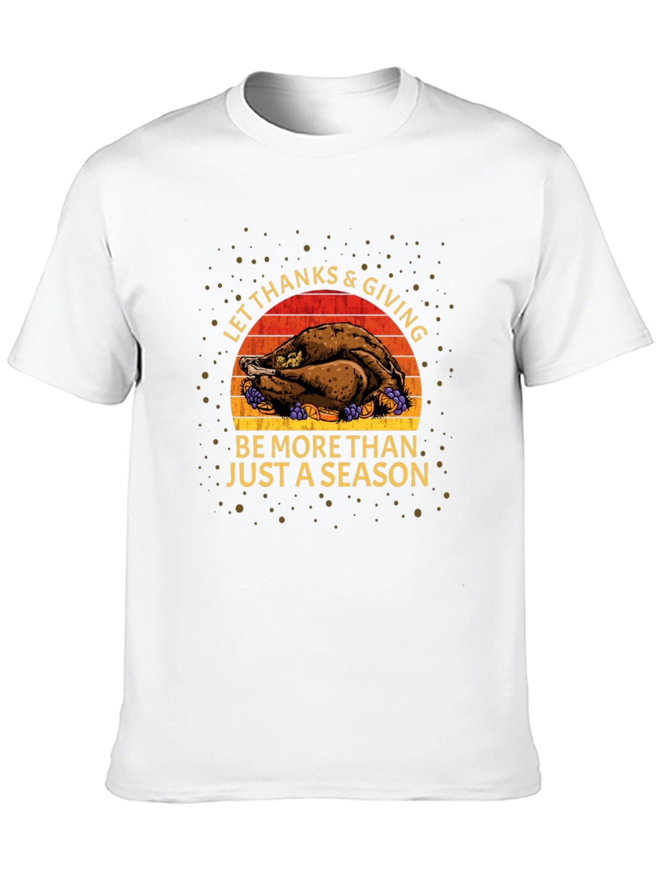Thanksgiving Turkey Graphic T-Shirt