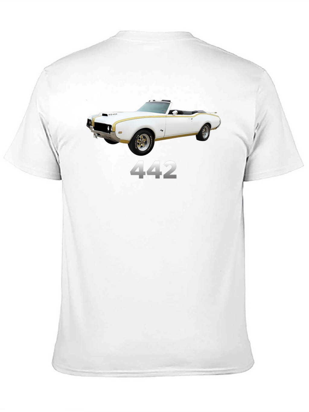 442 Classic Car Black T-Shirt