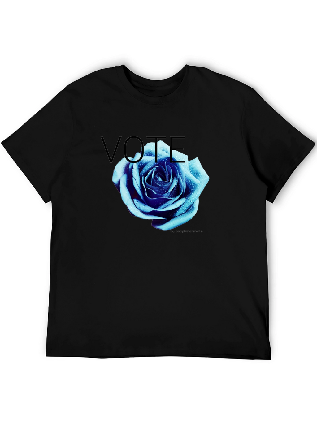 Vote Blue Rose Graphic T-Shirt