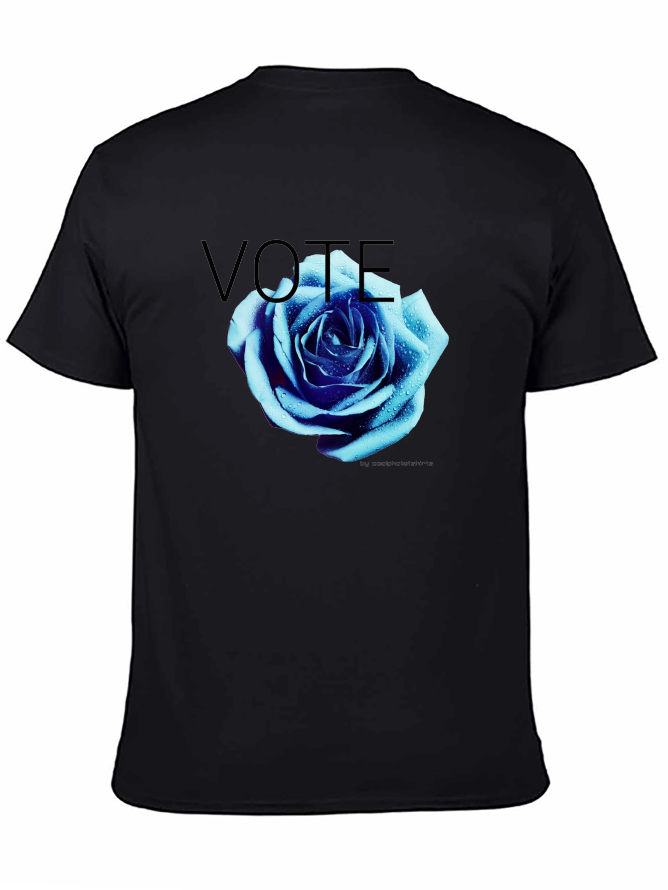 Vote Blue Rose Graphic T-Shirt