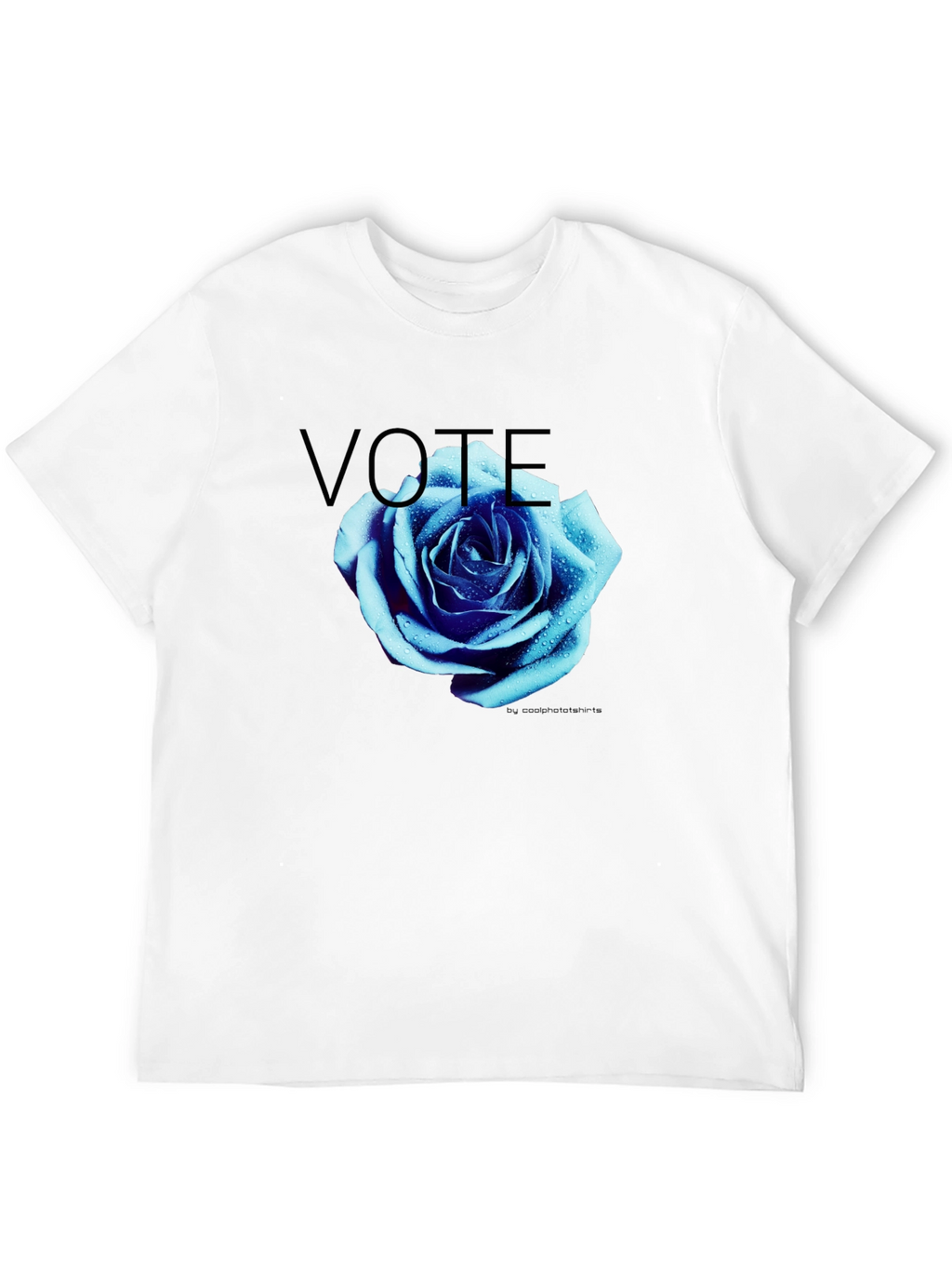 Vote Blue Rose Graphic T-Shirt