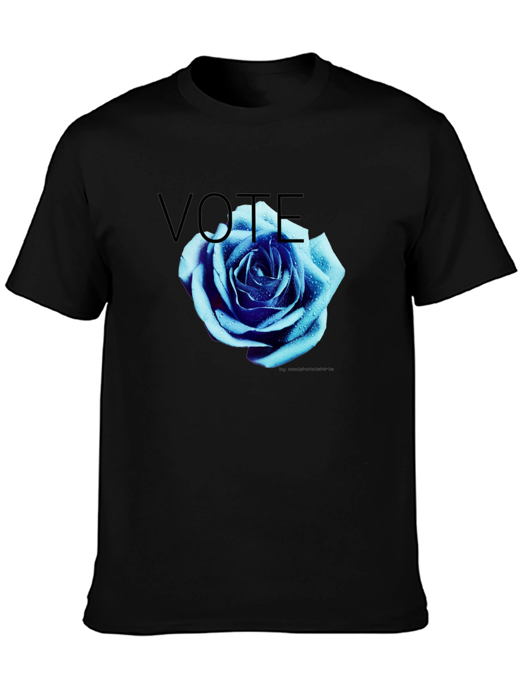 Vote Blue Rose Graphic T-Shirt