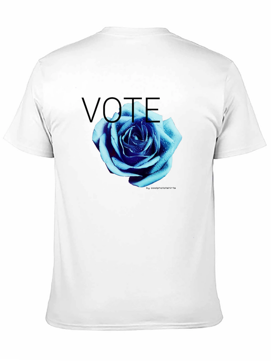 Vote Blue Rose Graphic T-Shirt