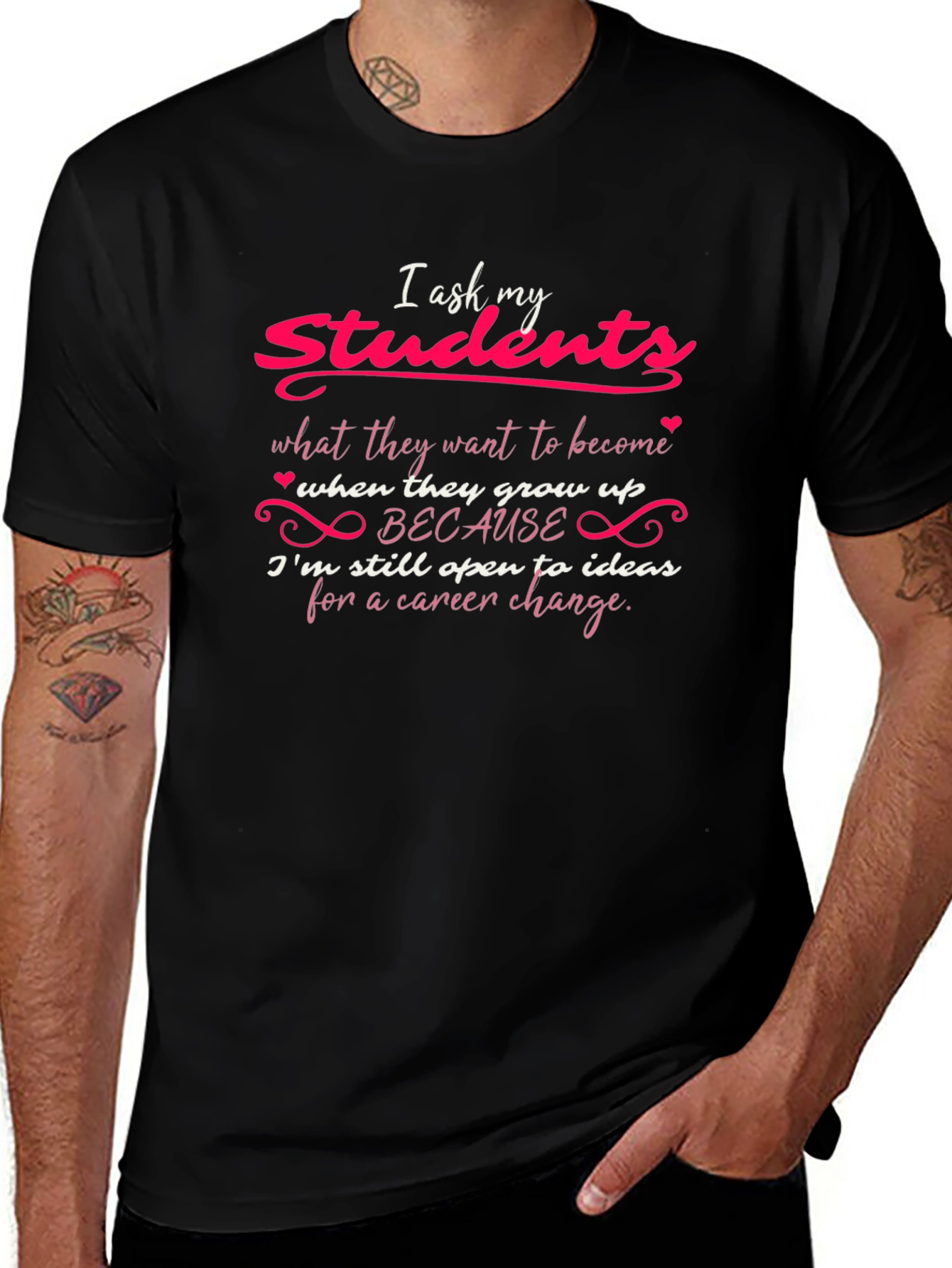 Funny Teacher Career Change T-Shirt
