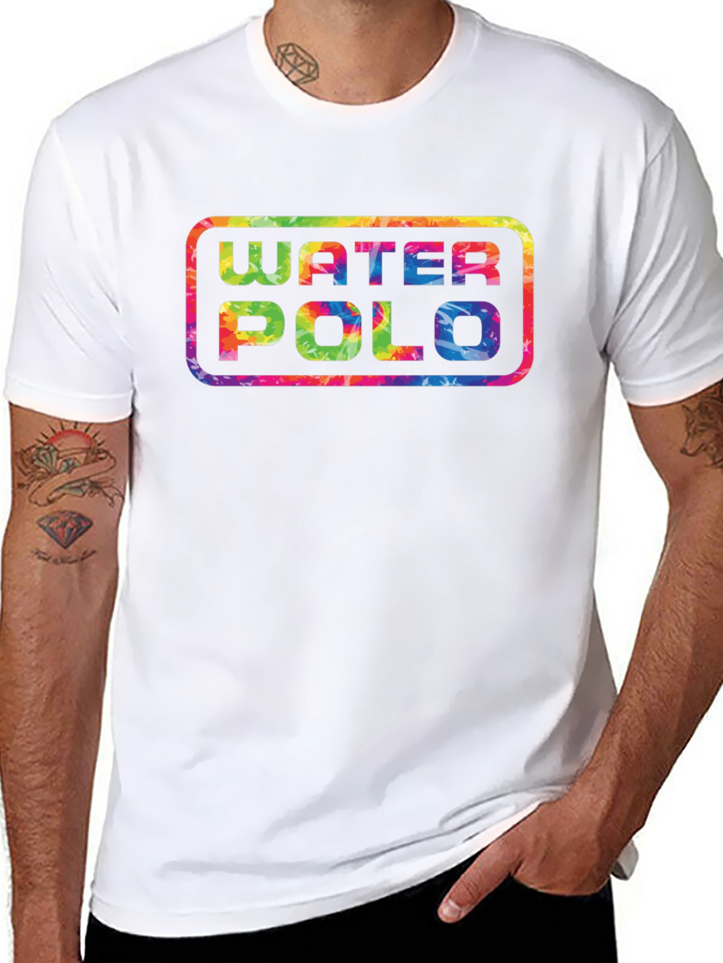 Water Polo Tie Dye Graphic T-Shirt