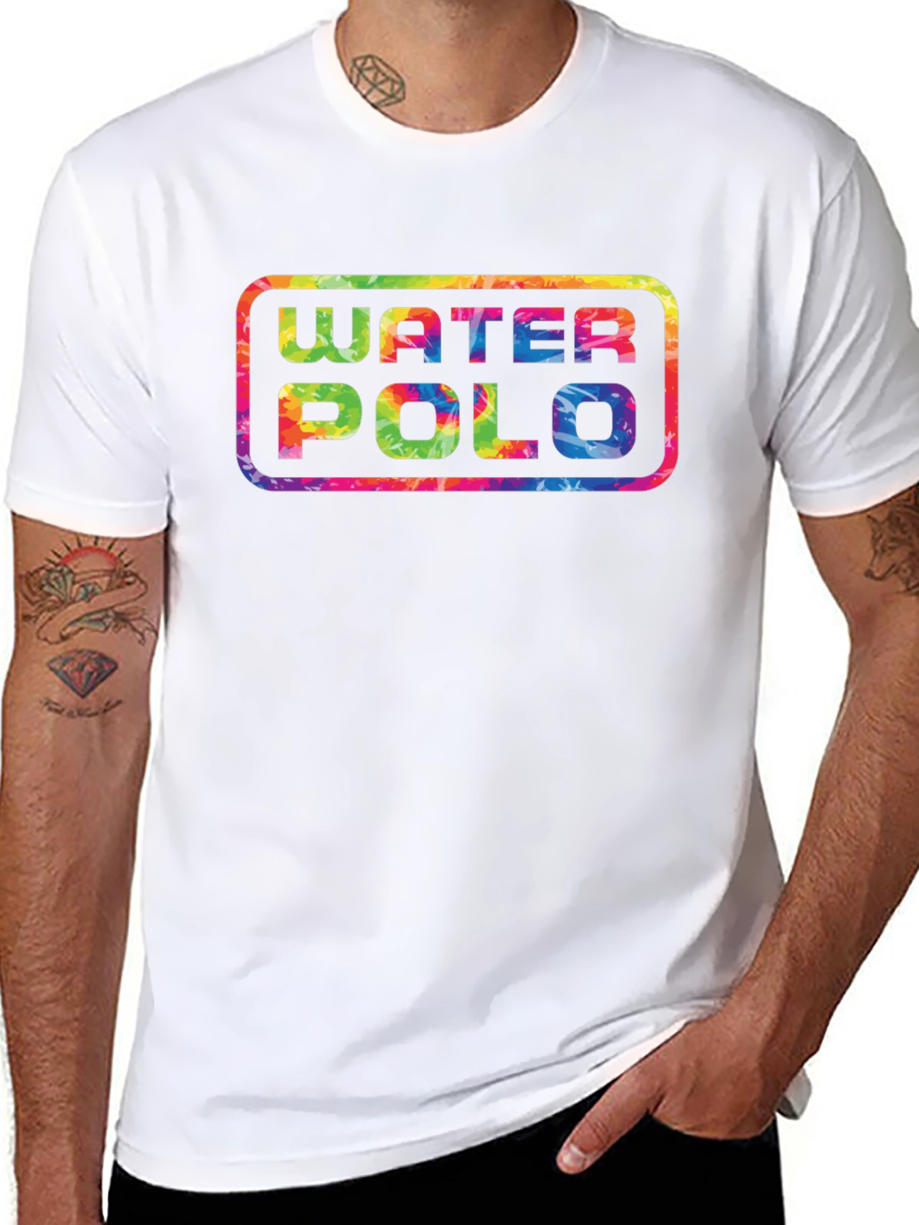 Water Polo Tie Dye Graphic T-Shirt
