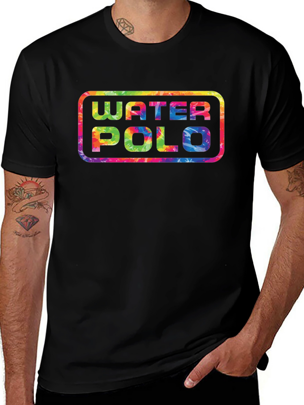 Water Polo Tie Dye Graphic T-Shirt