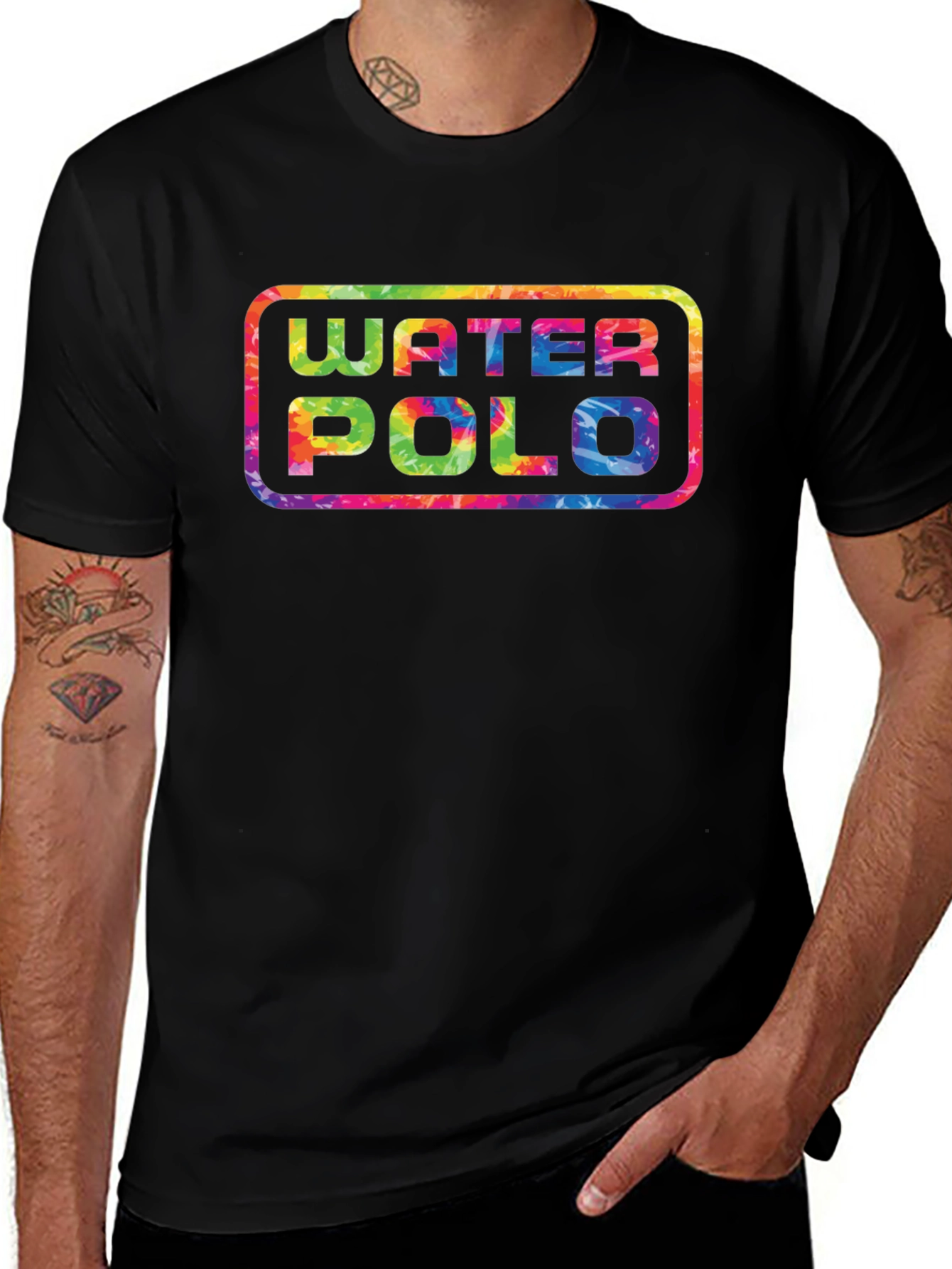Water Polo Tie Dye Graphic T-Shirt