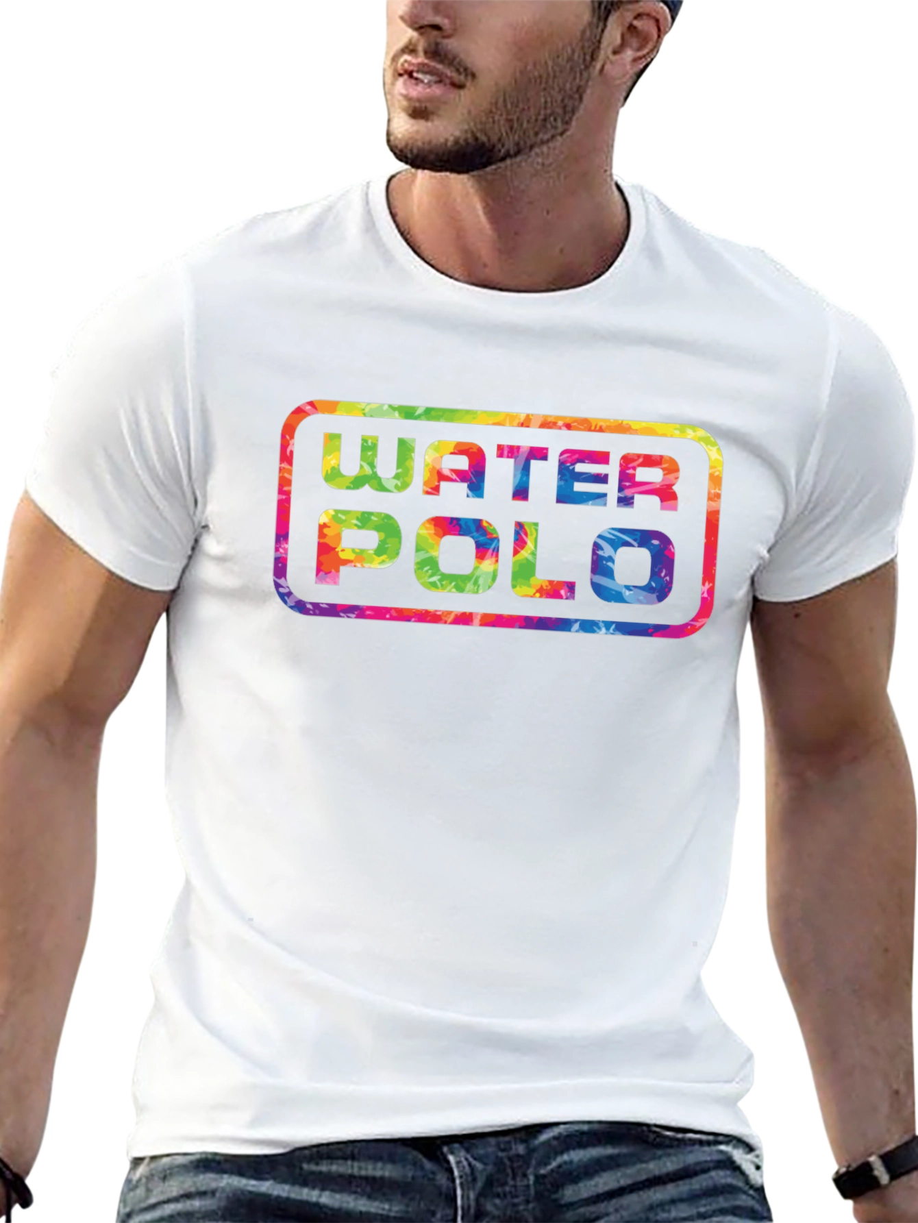 Water Polo Tie Dye Graphic T-Shirt