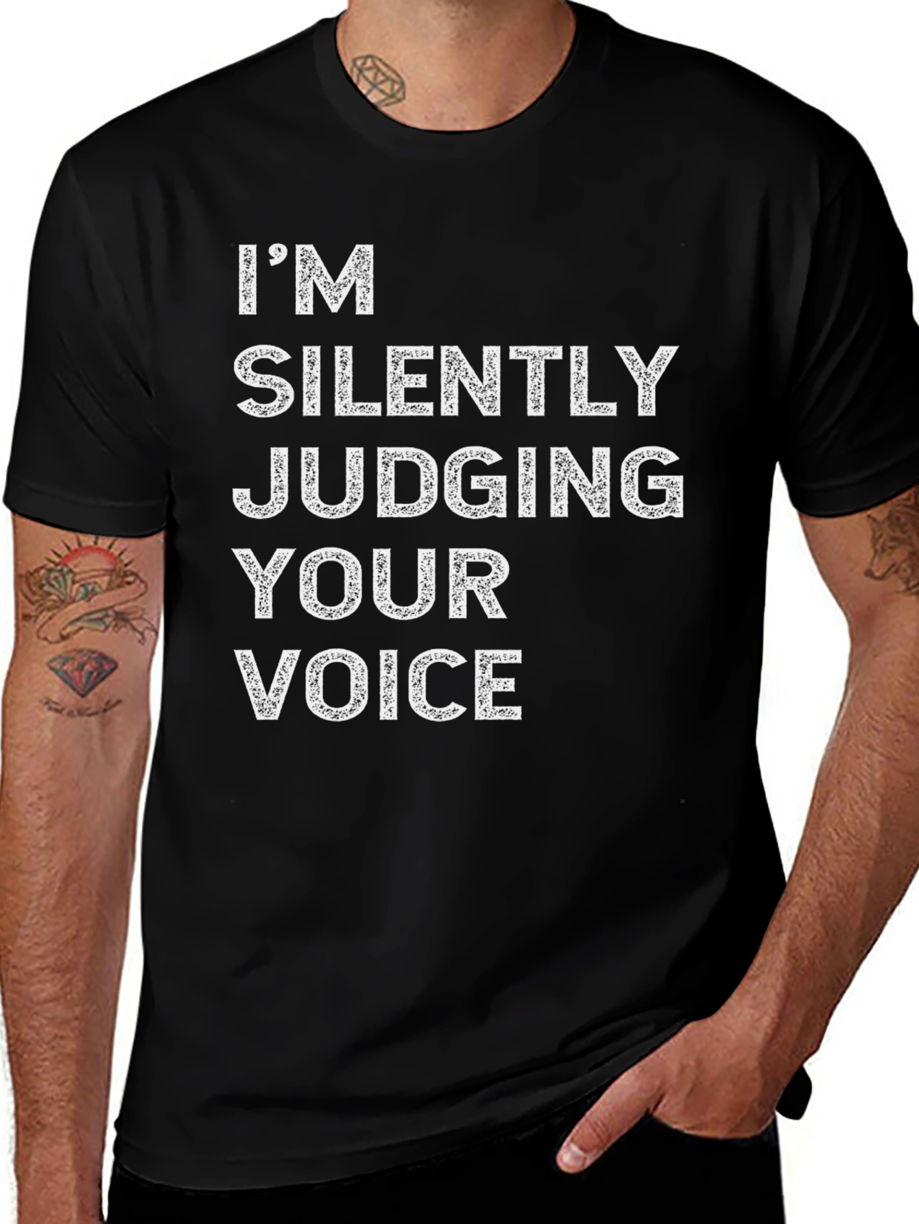 Silently Judging Your Voice Graphic Tee