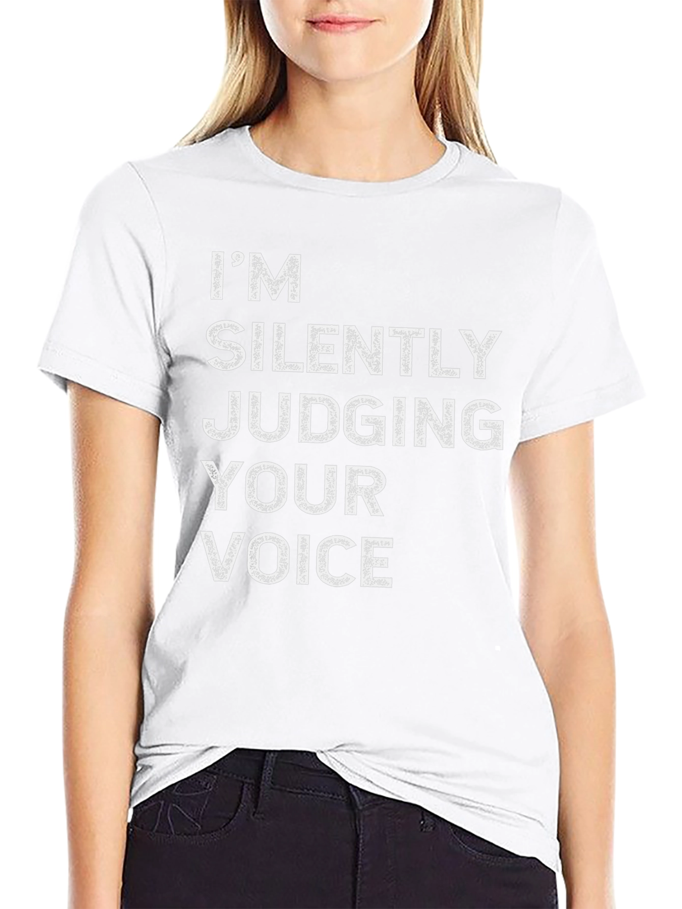 Silently Judging Your Voice Graphic Tee