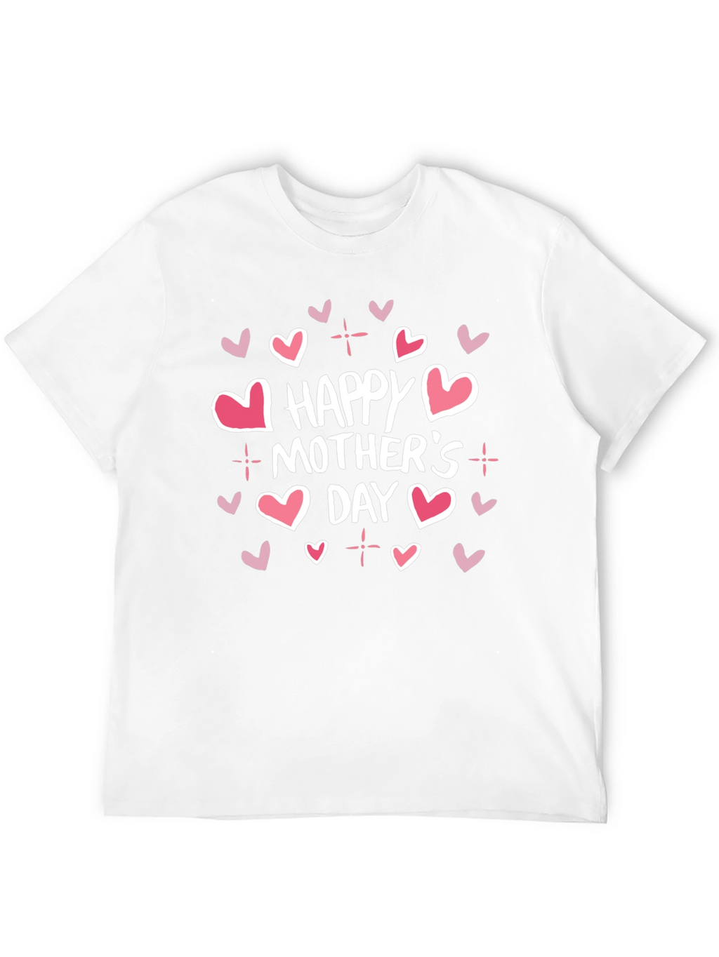 Happy Mothers Day Graphic Tee - Black