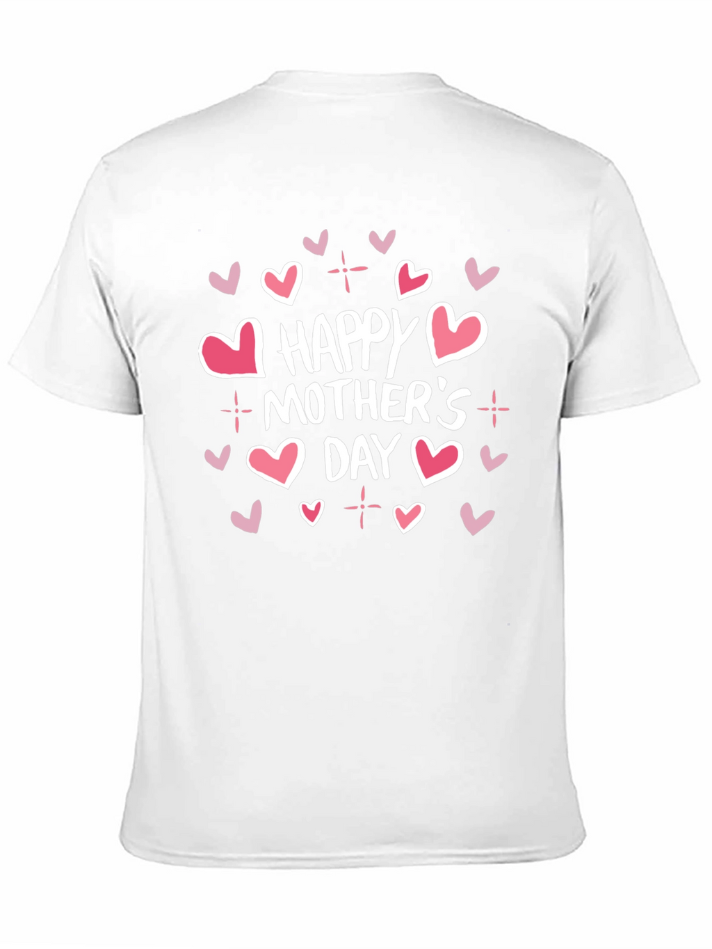 Happy Mothers Day Graphic Tee - Black