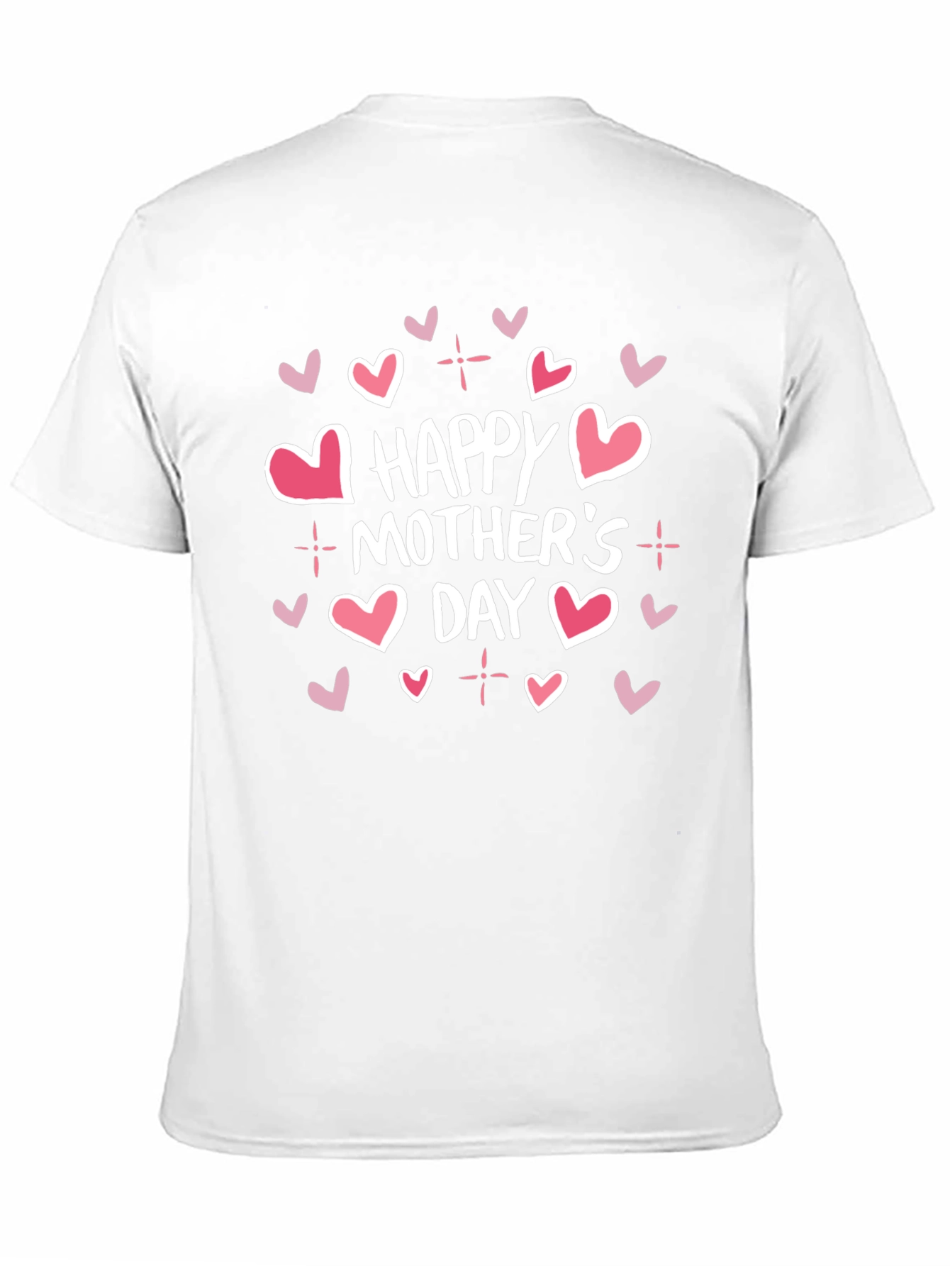 Happy Mothers Day Graphic Tee - Black