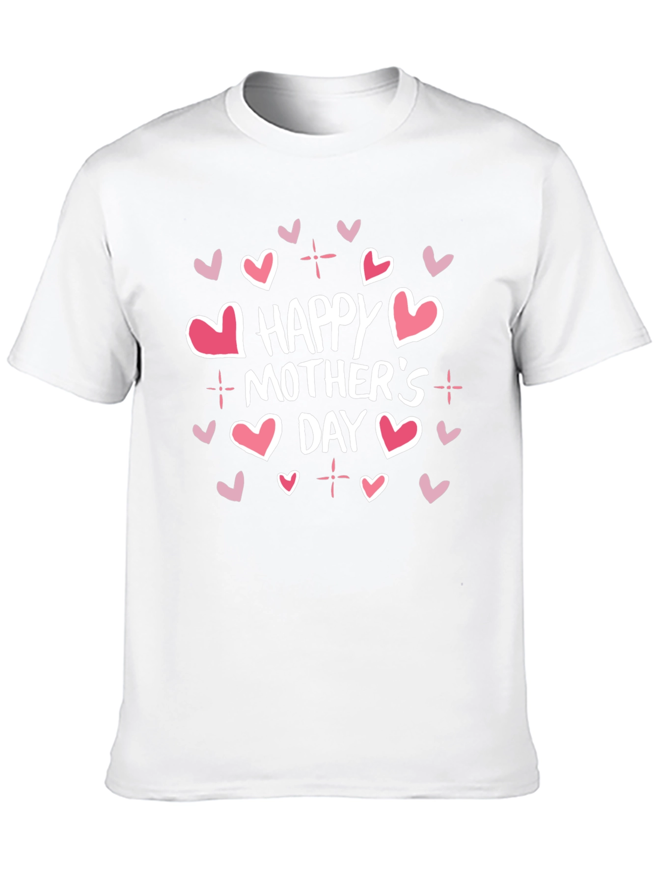 Happy Mothers Day Graphic Tee - Black