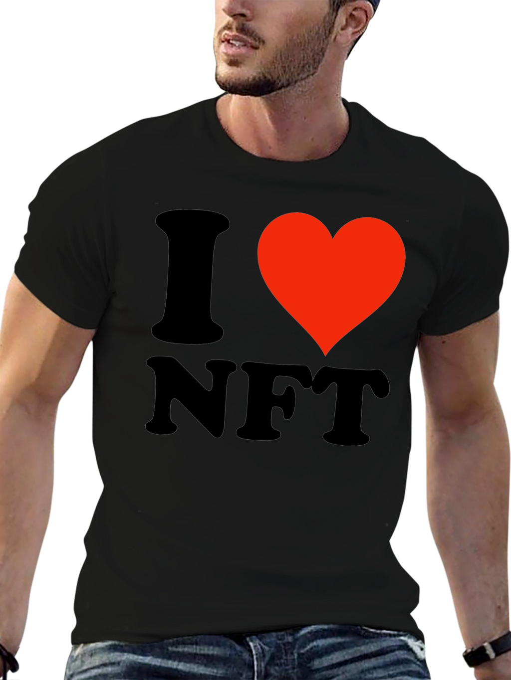 I Love NFT T-Shirt - Black
