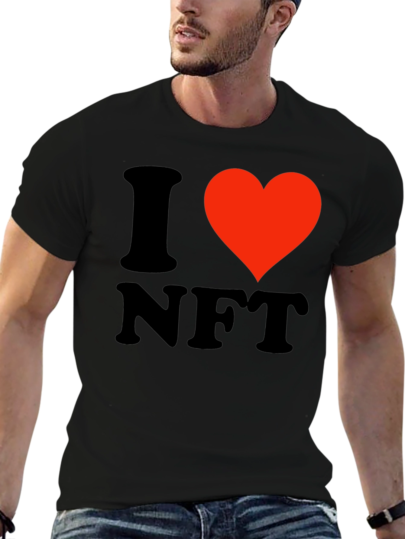 I Love NFT T-Shirt - Black