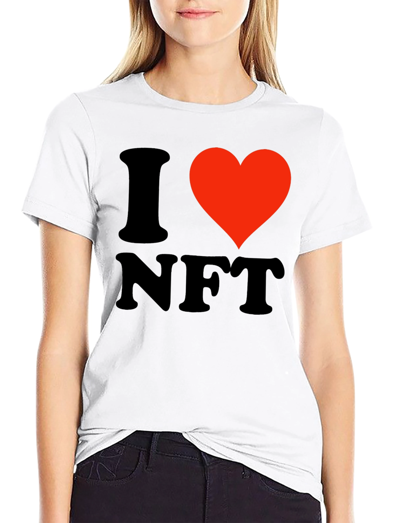 I Love NFT T-Shirt - Black