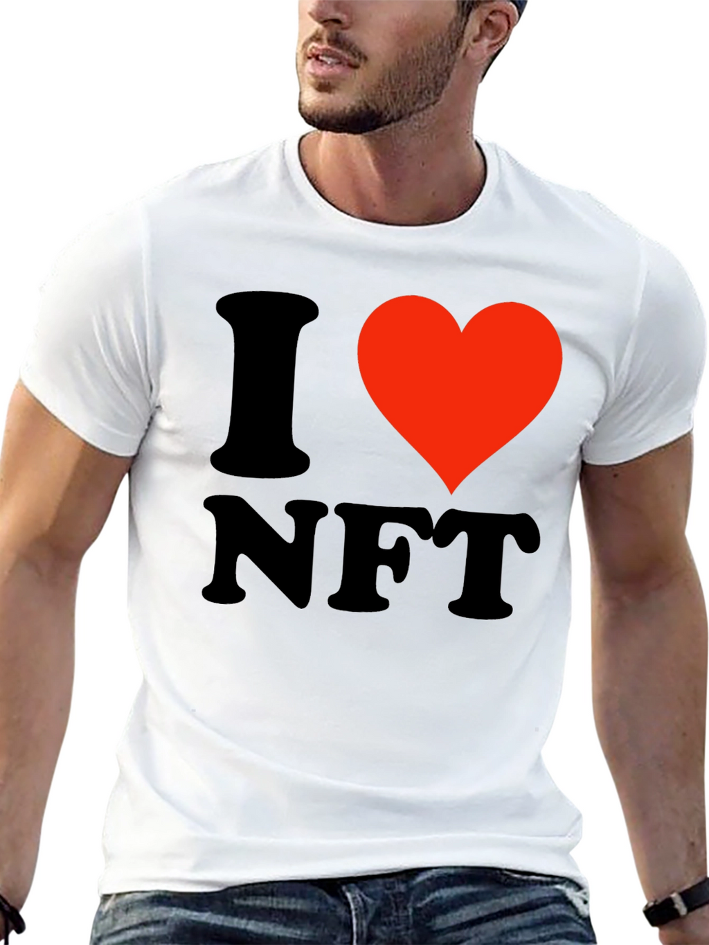 I Love NFT T-Shirt - Black