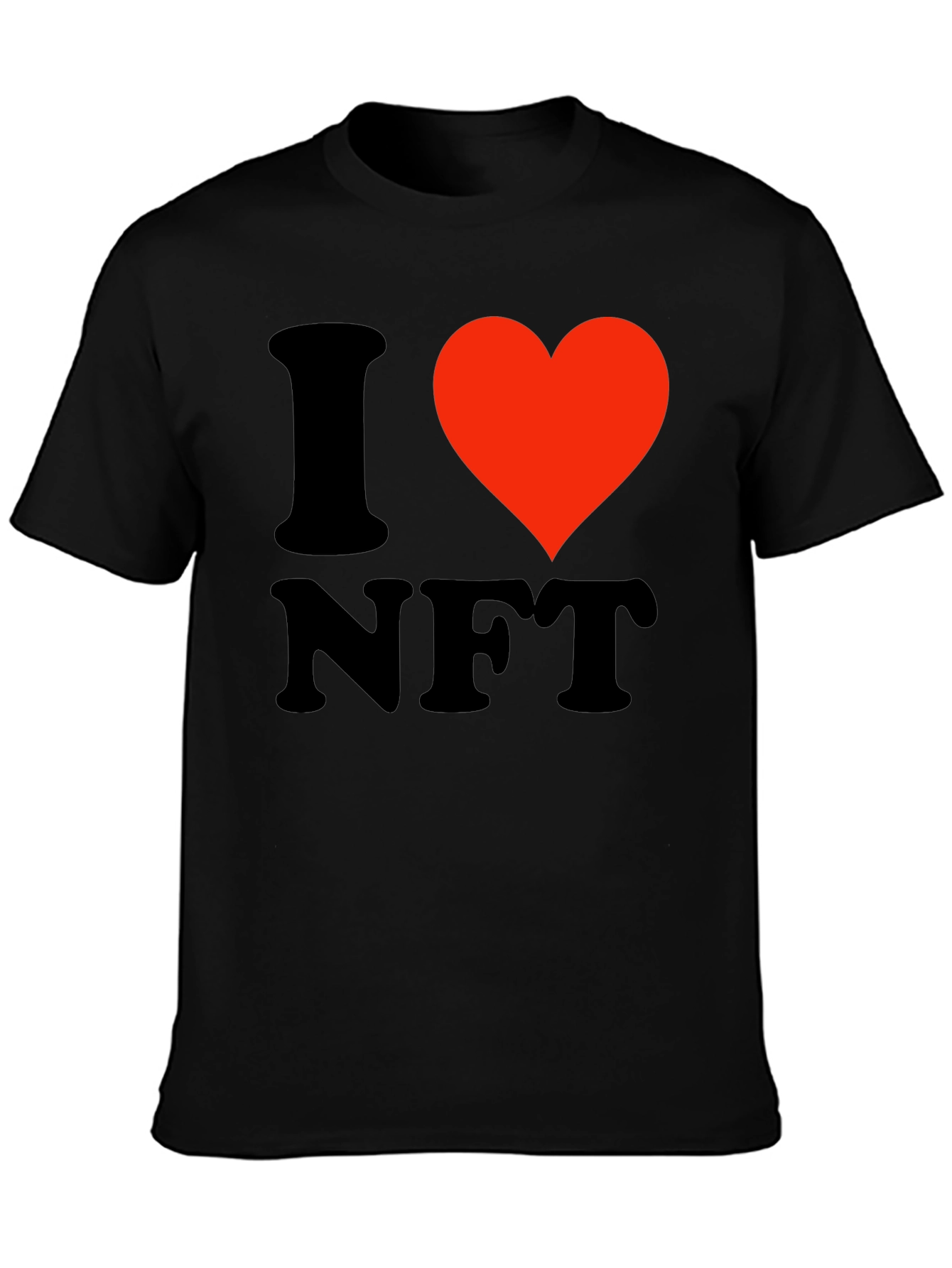 I Love NFT T-Shirt - Black